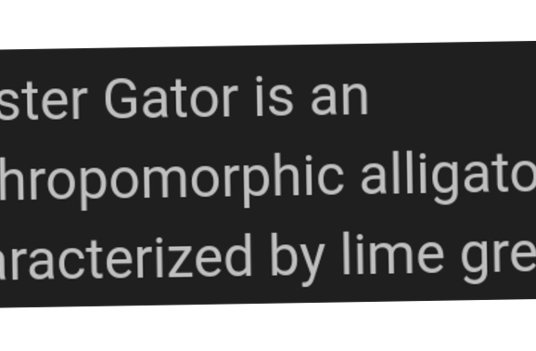 Alastor gator