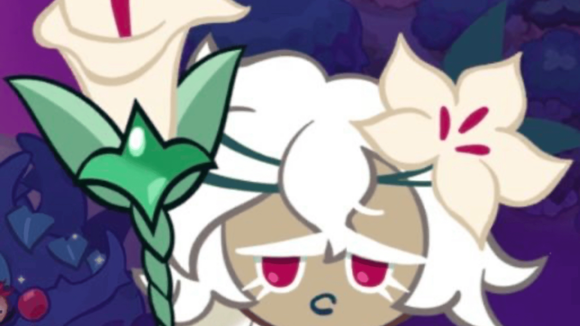 White lily cookie