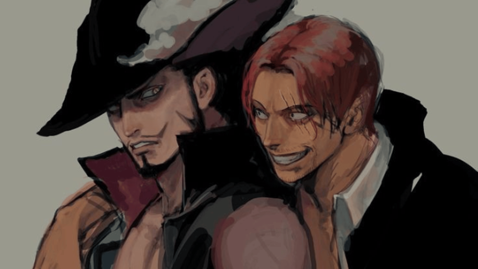 Shanks and Mihawk