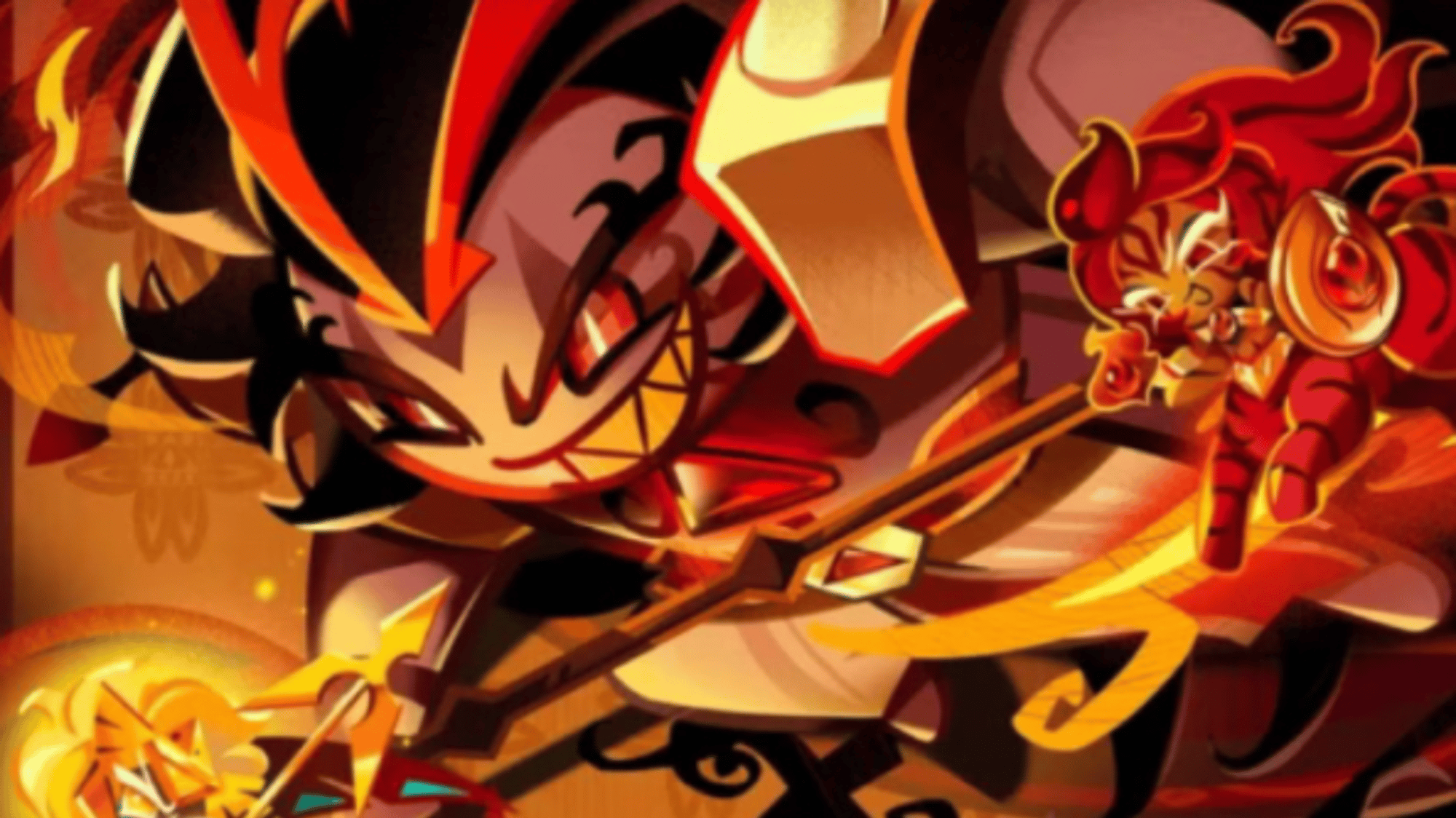 Burning spice cookie