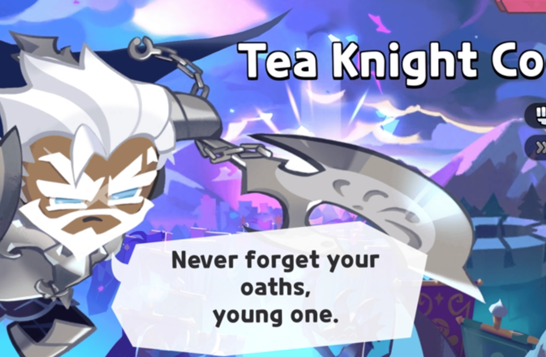 Tea knight cookie