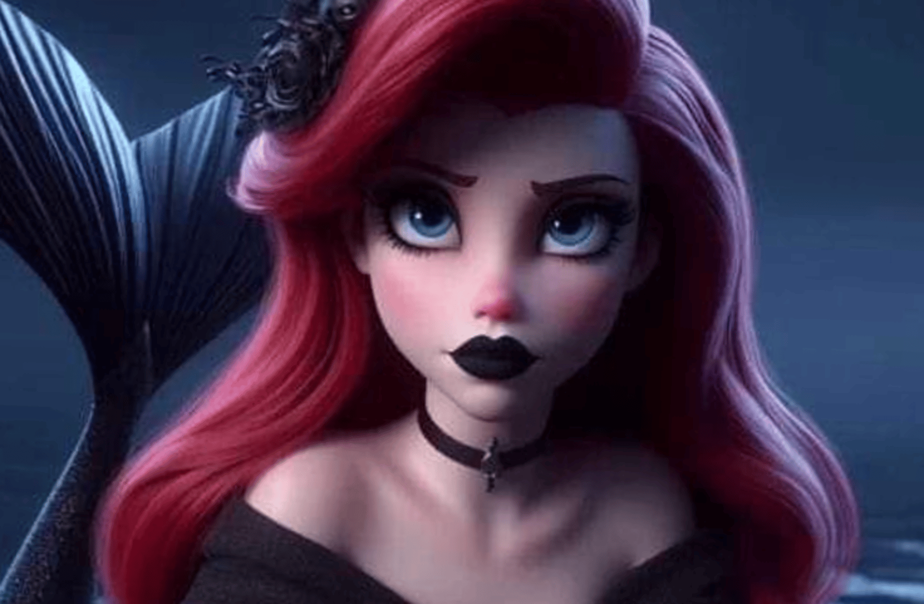 The dark mermaid