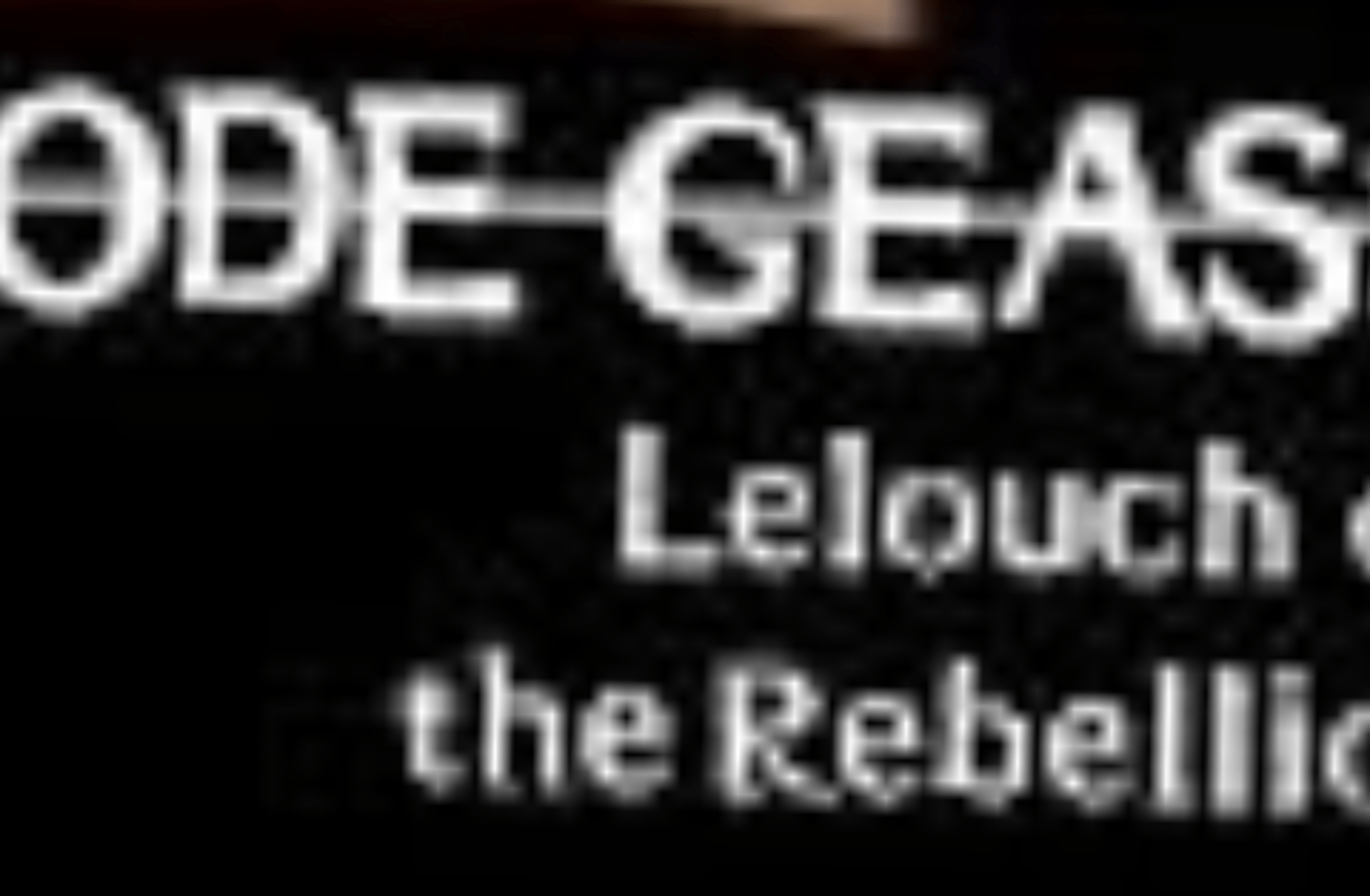 Code geass RPG