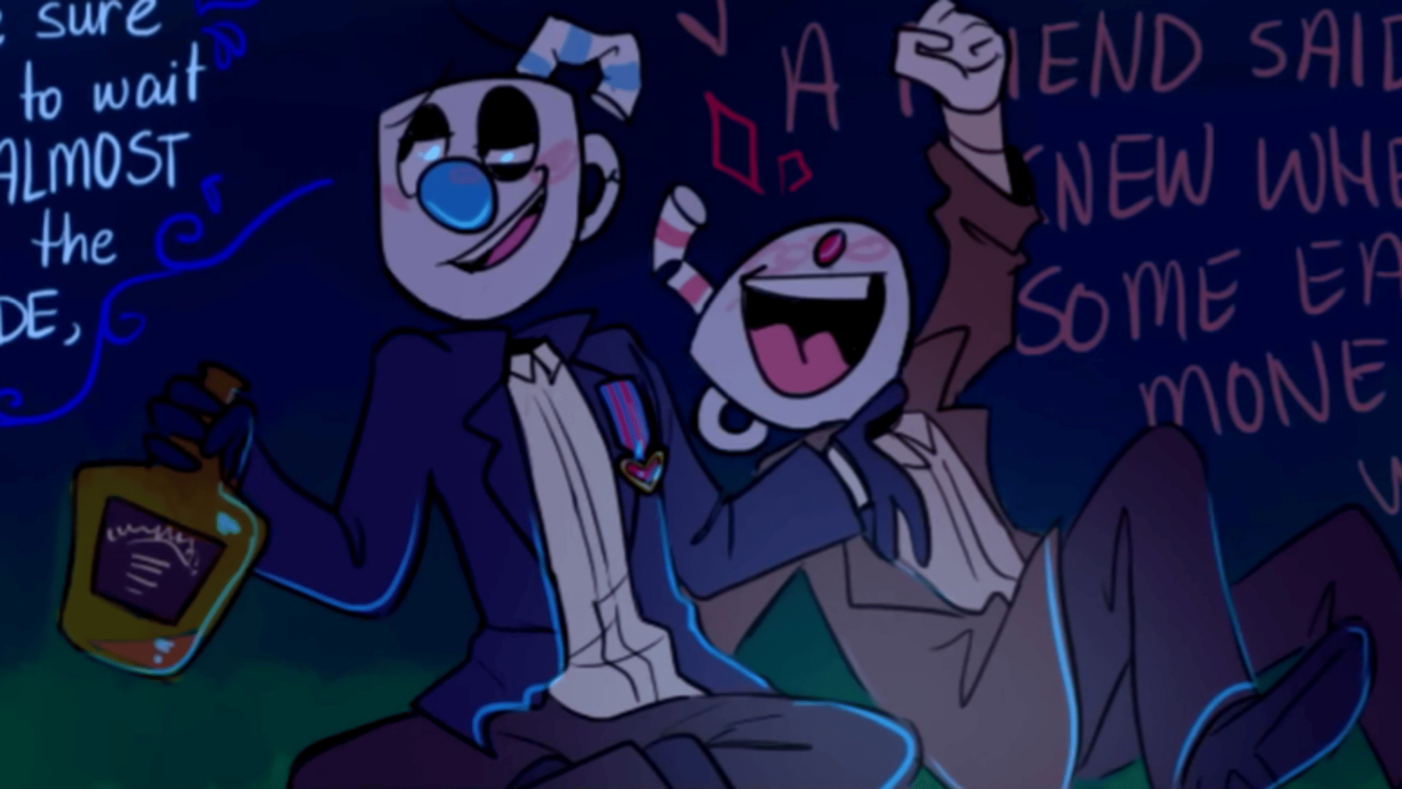 Cuphead&mugman(the Casino
