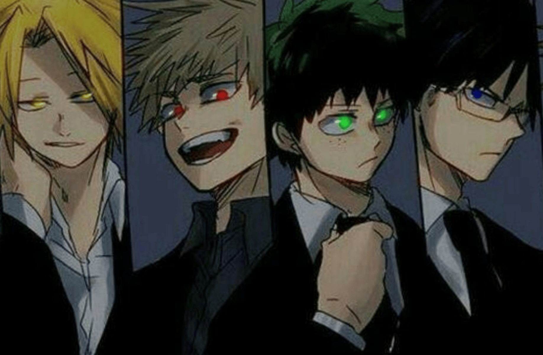Denki,Kiri,deku,Shoto,bak