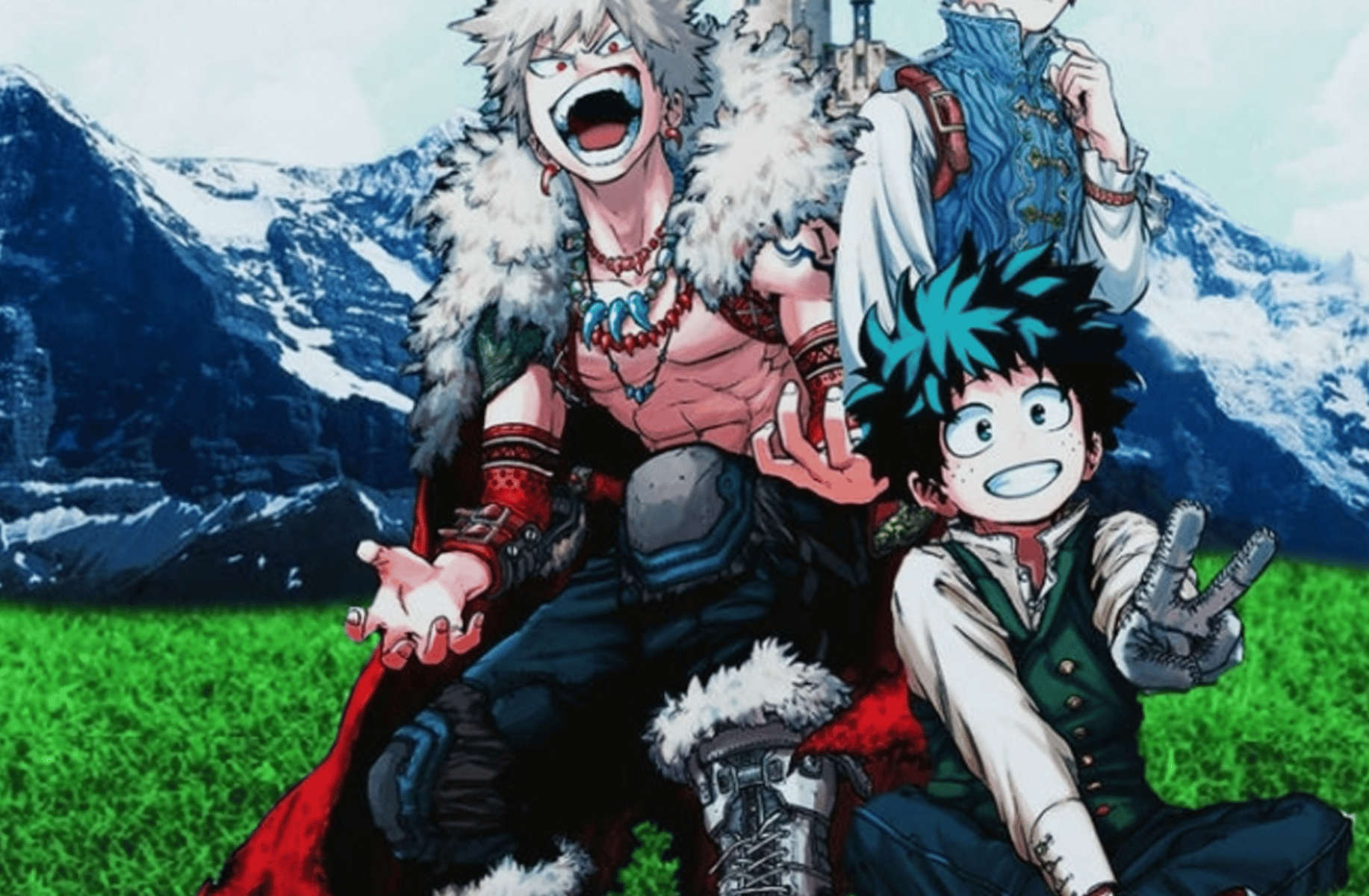 Bakugo, Deku and Todoroki