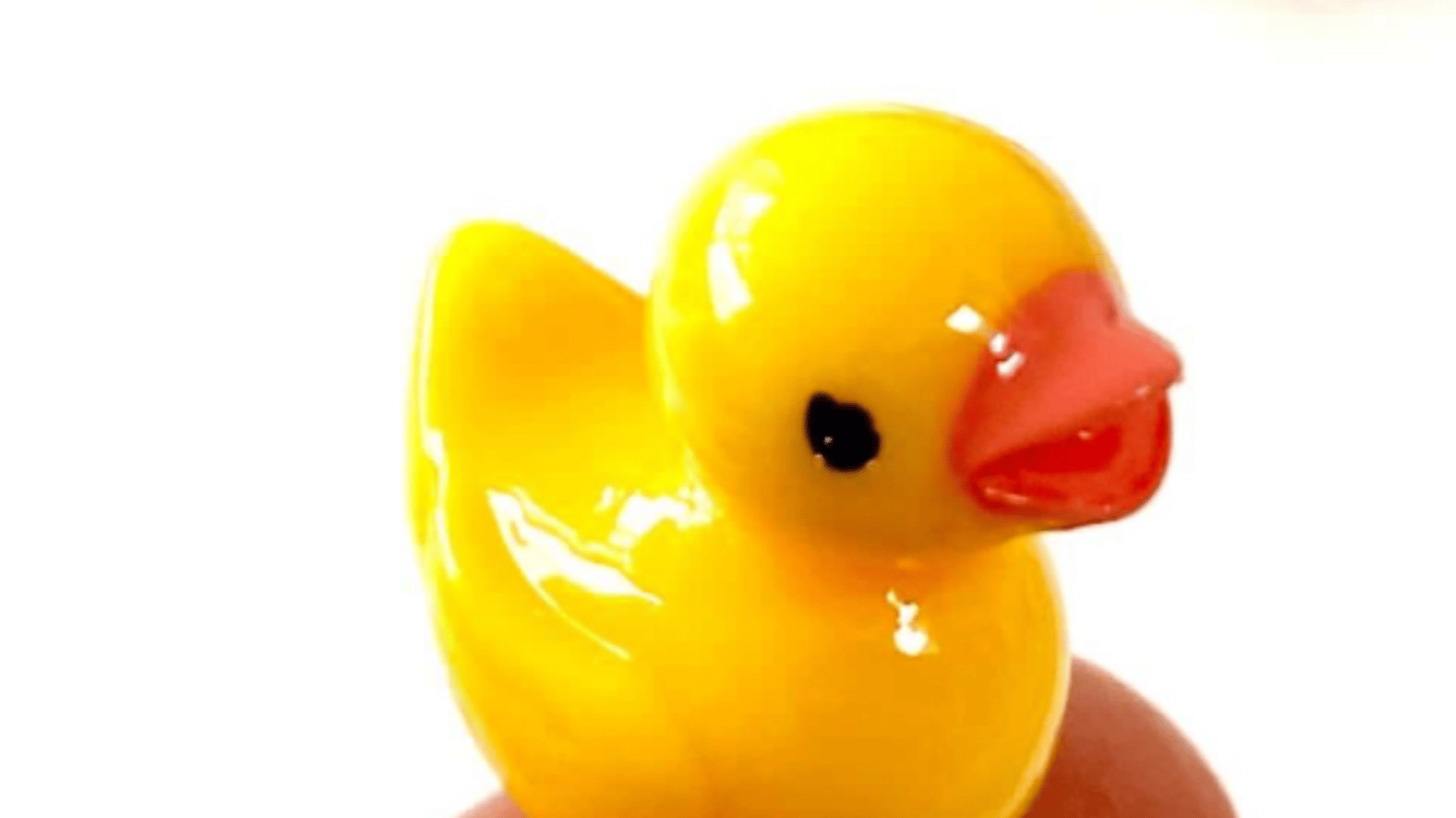 Wee resin duck