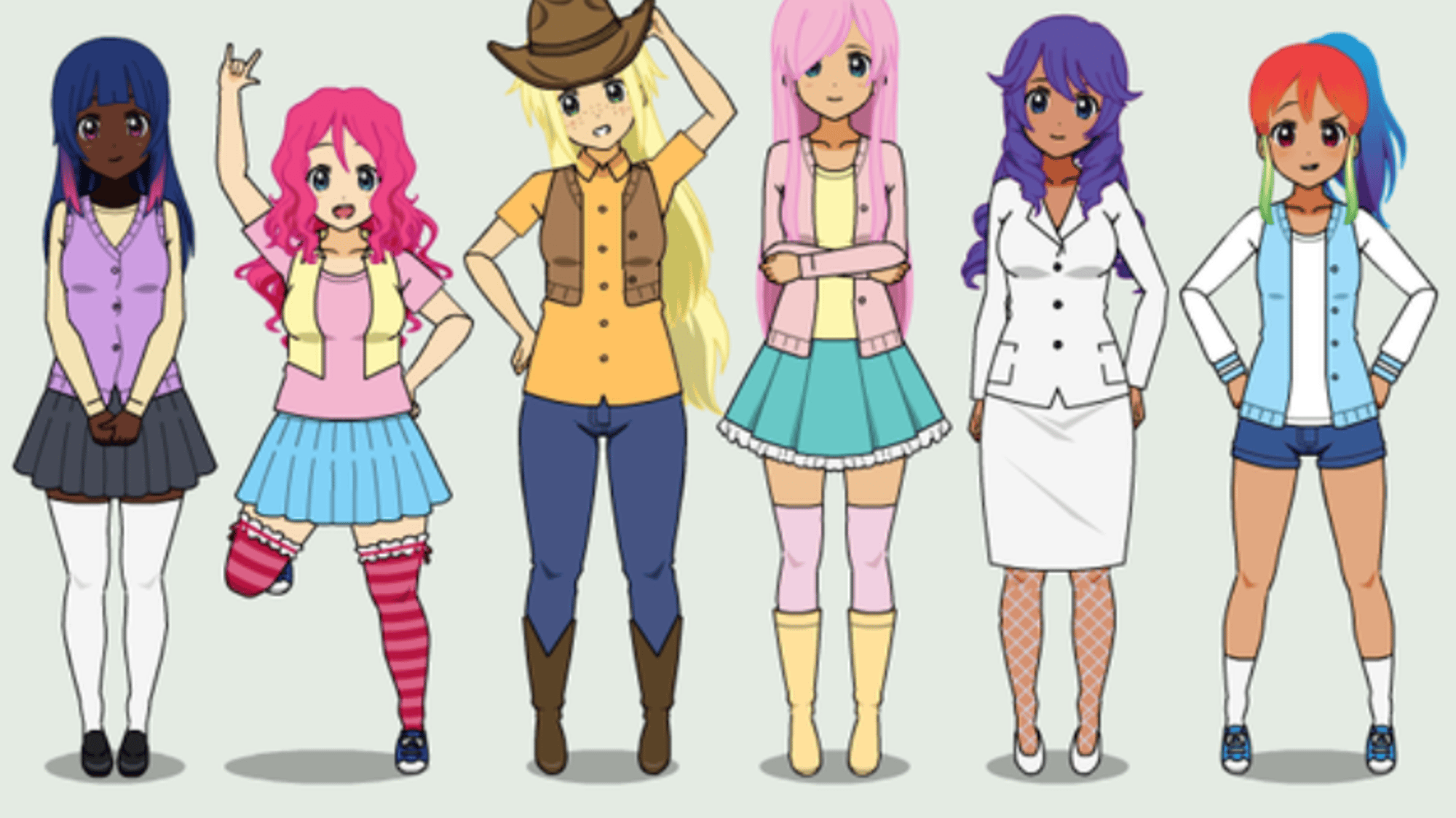 Fluttershy and applejack
