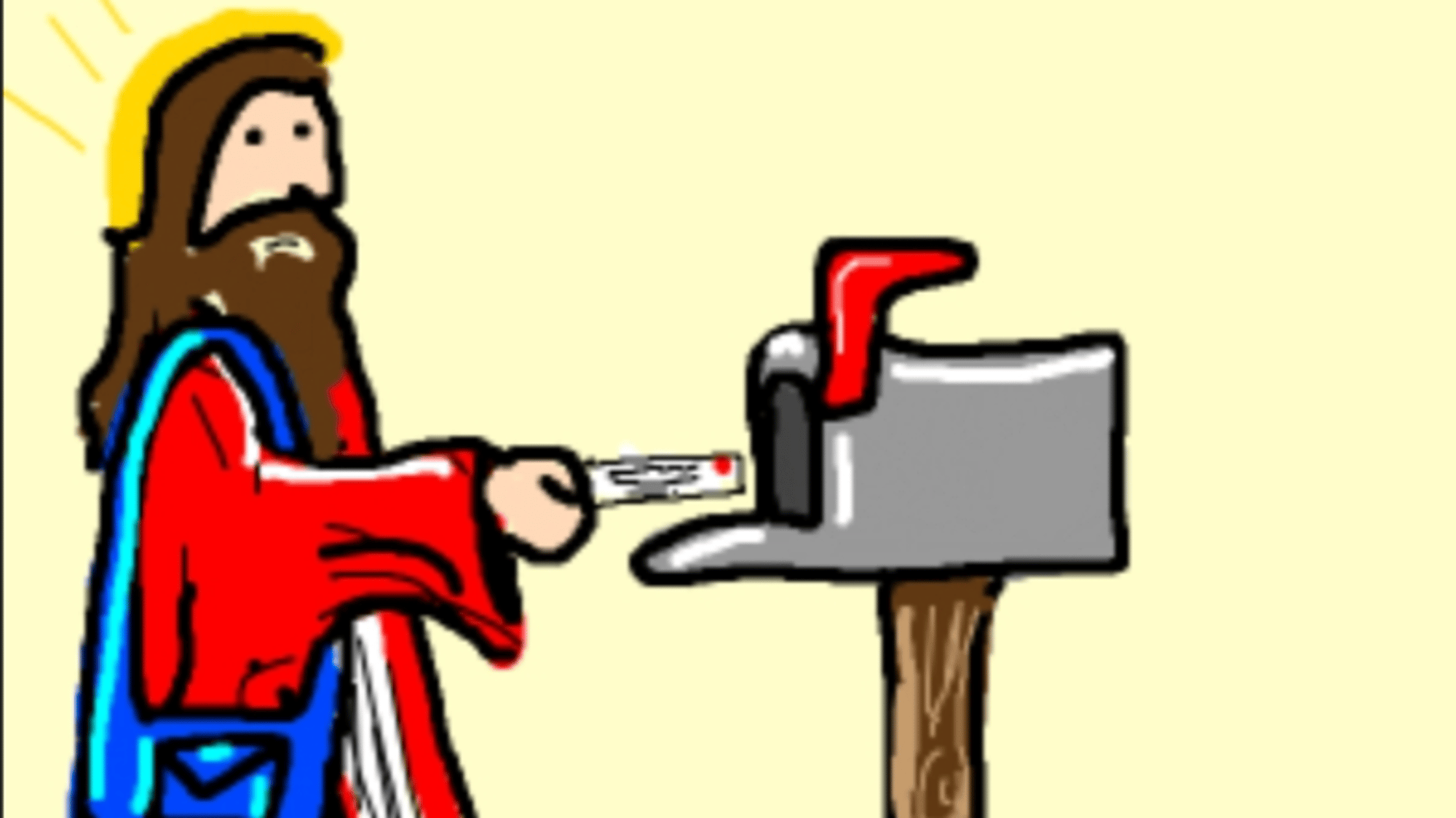 Jesus the mailman