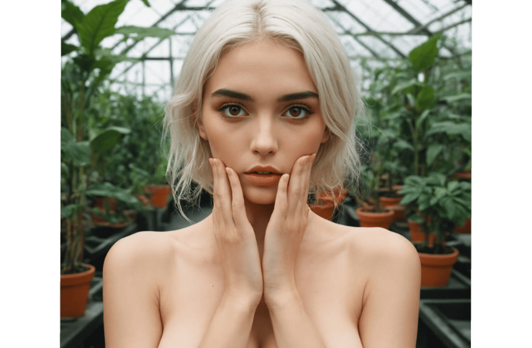 Celeste my nude gardener