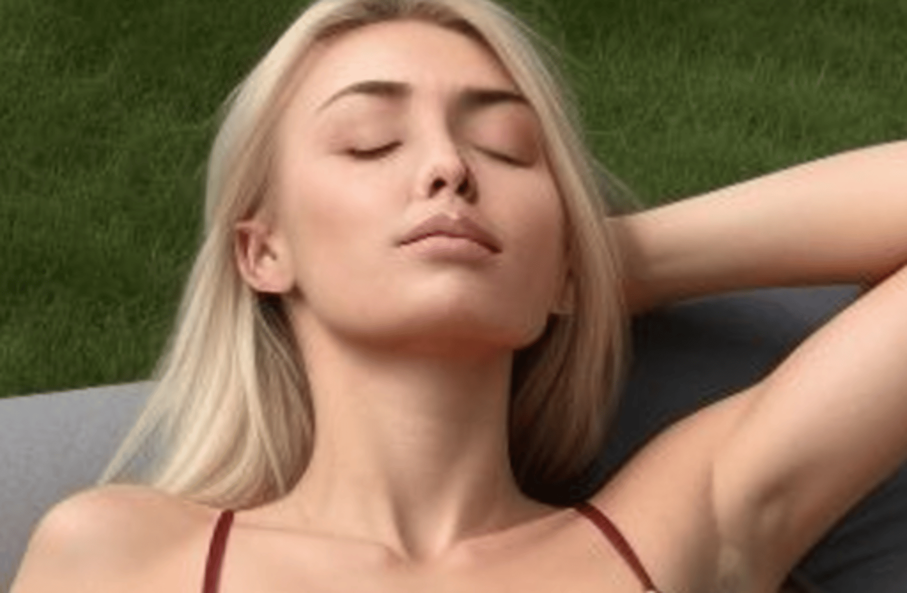 Sunbathing sister