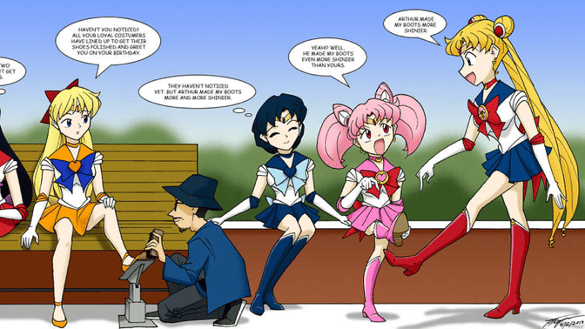 Sailor trio