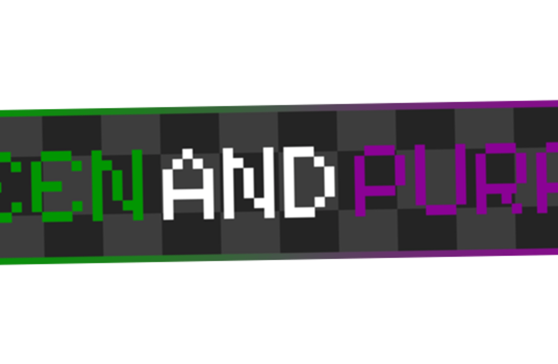 Green and purple