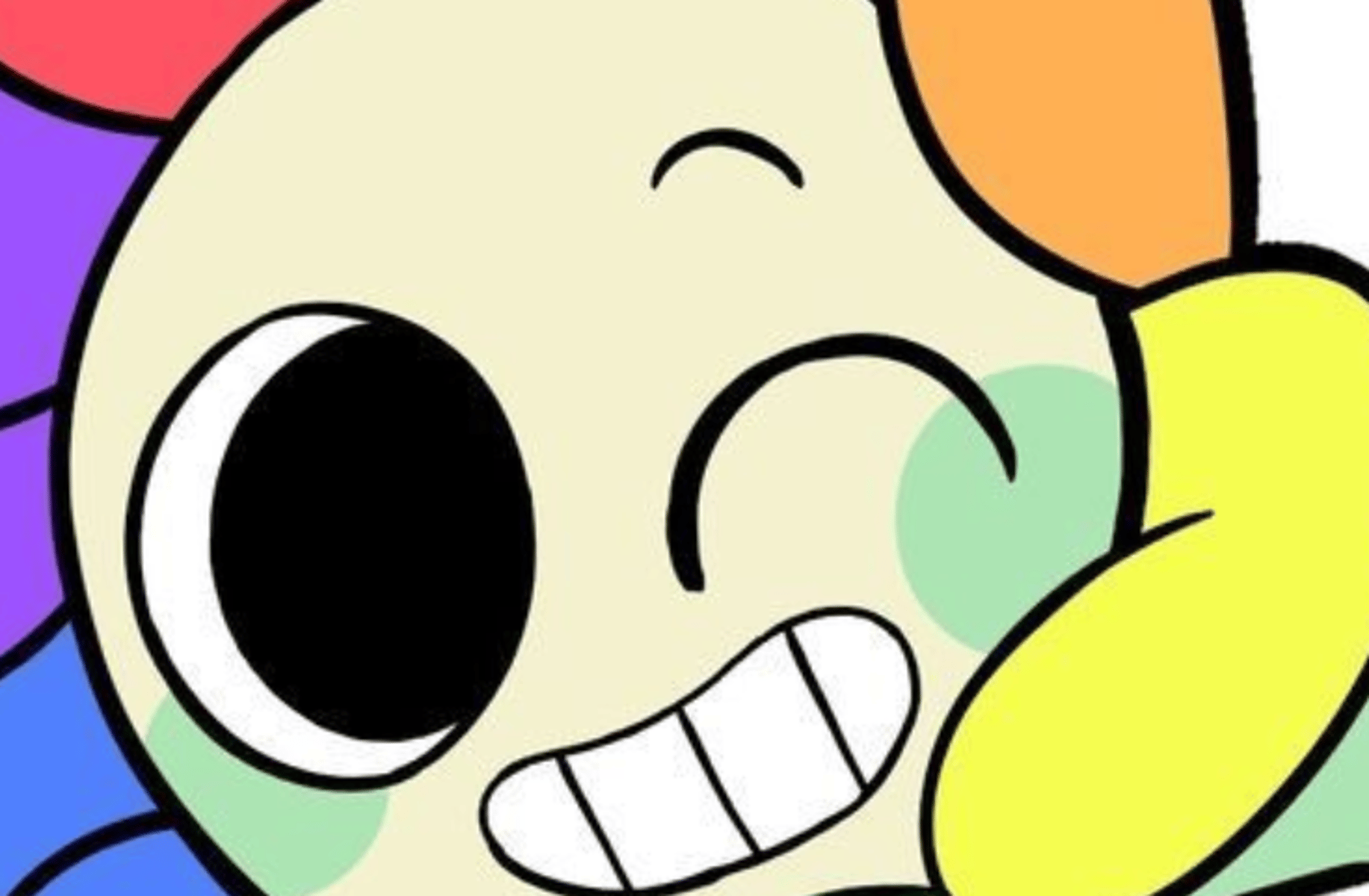 Dandy, he is a rainbow fl