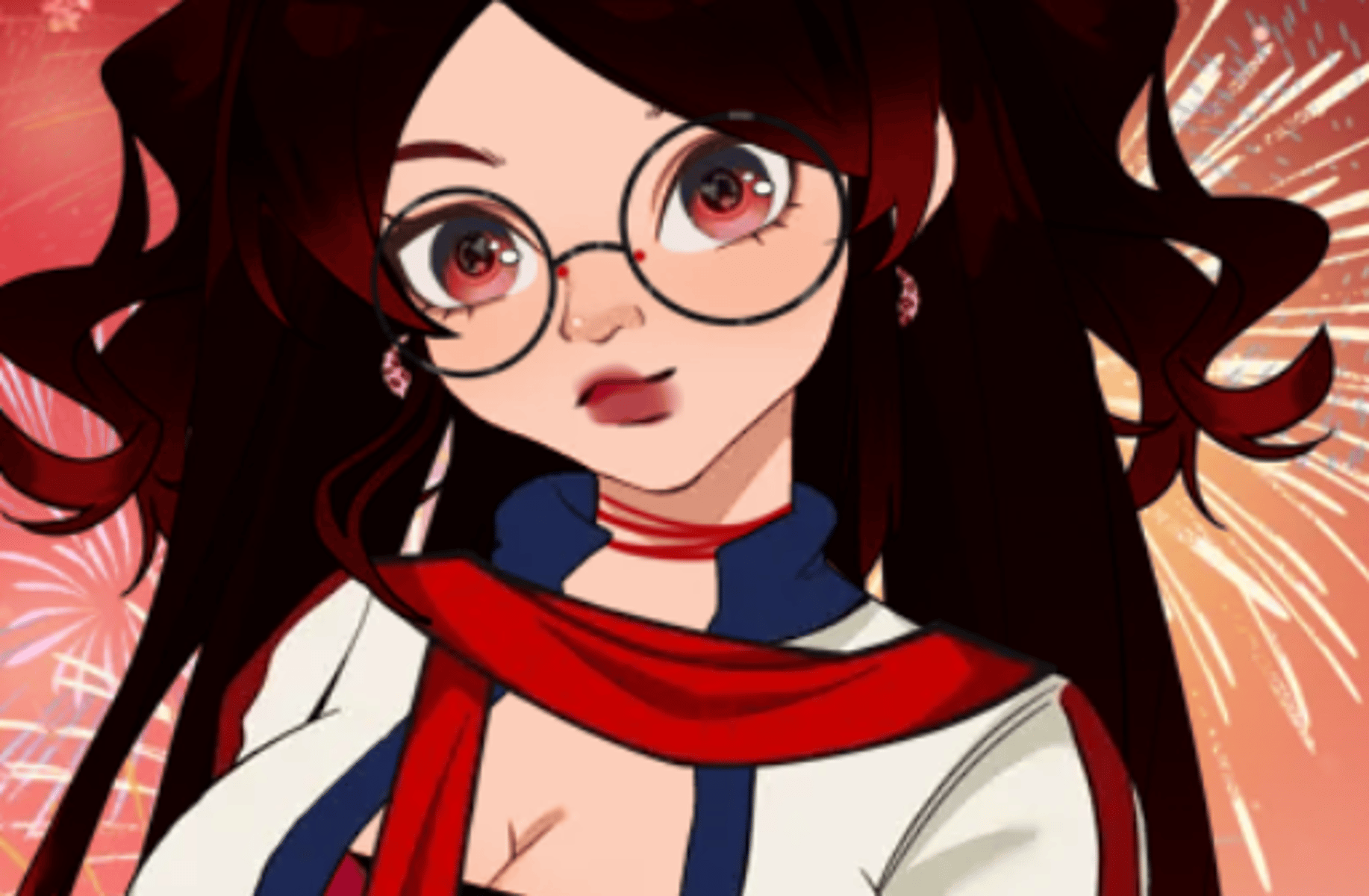 A cute girl