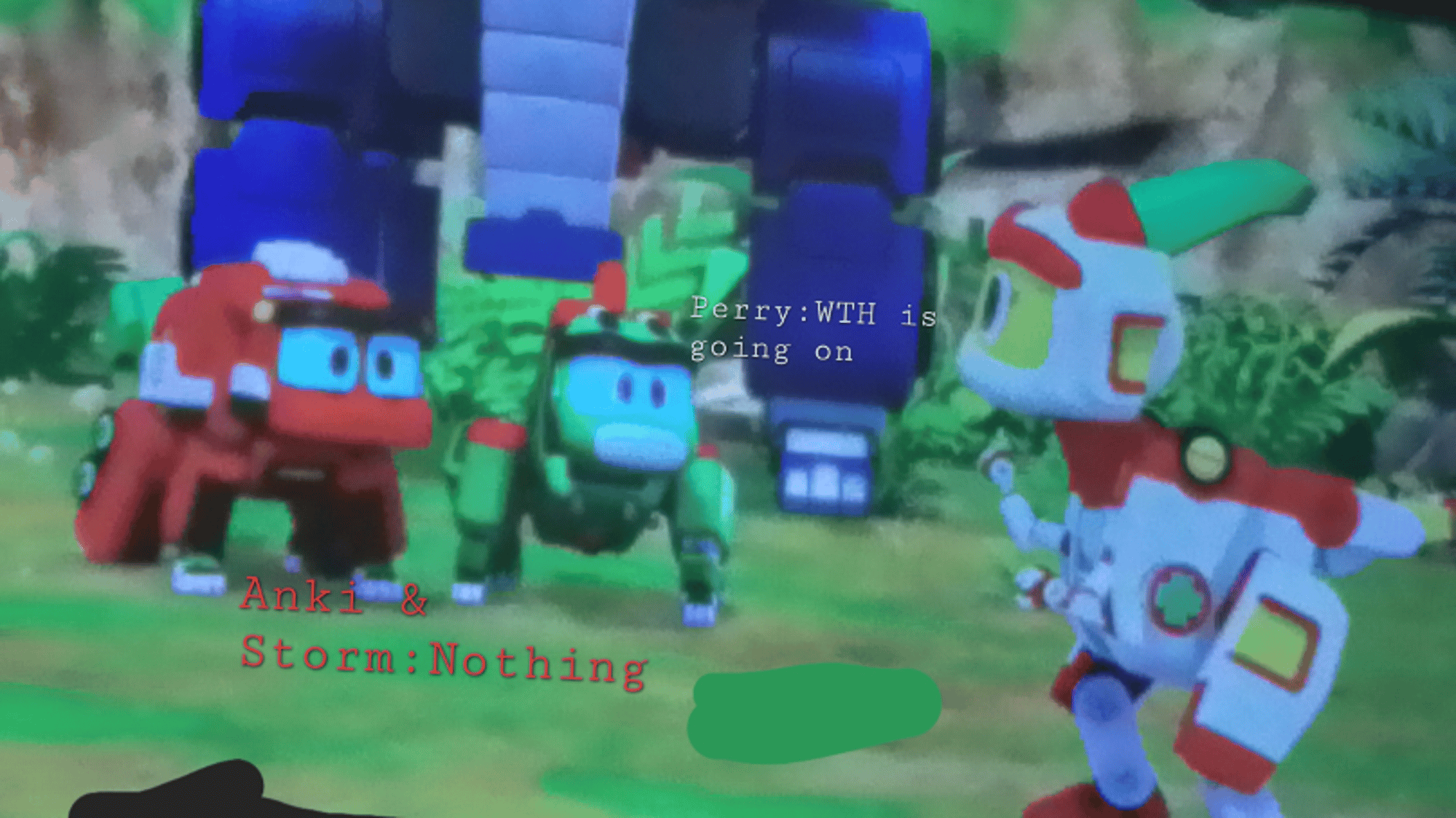 The group(Go go dinos)