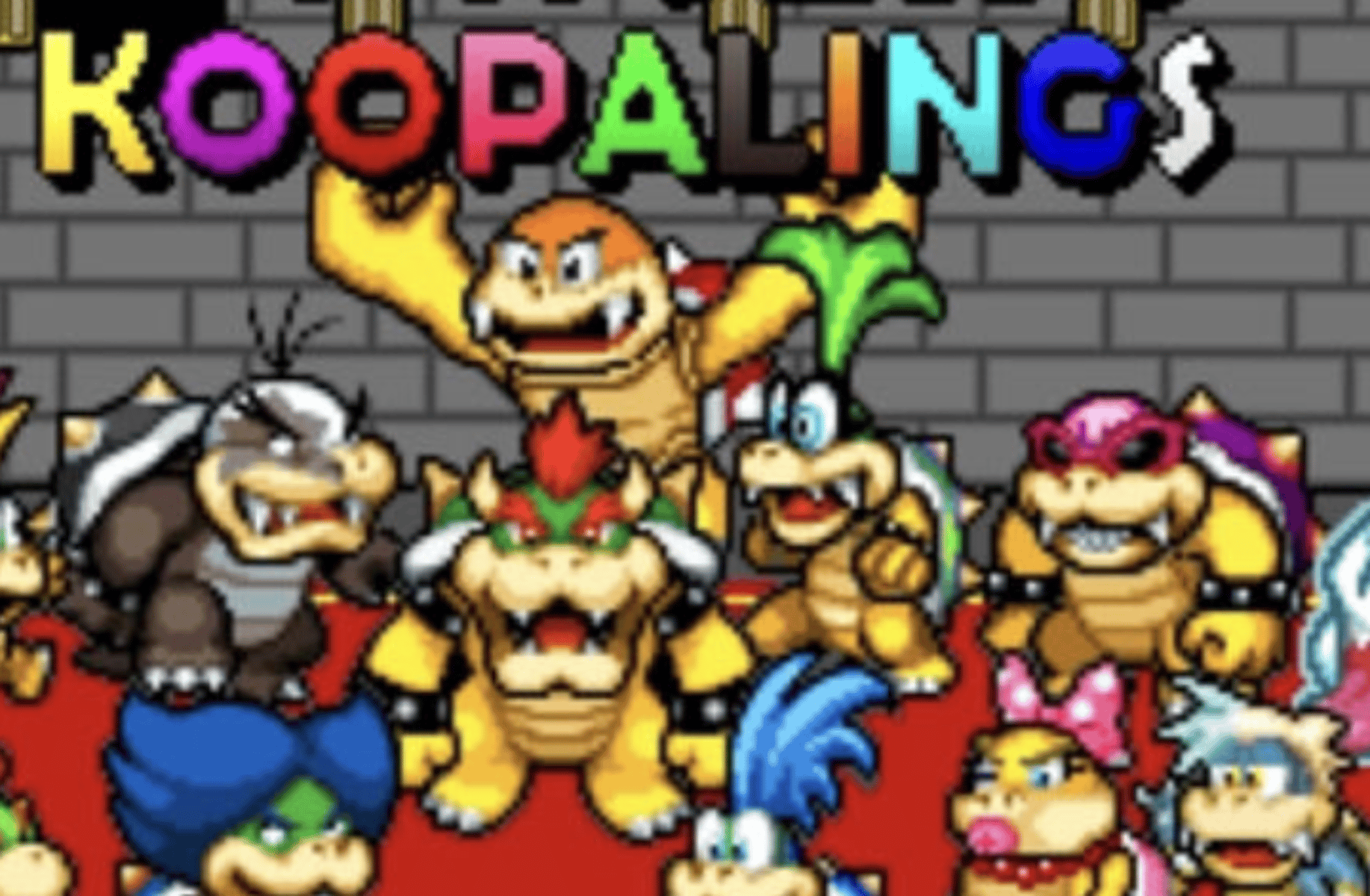 Koopalings + Bowser + Jr