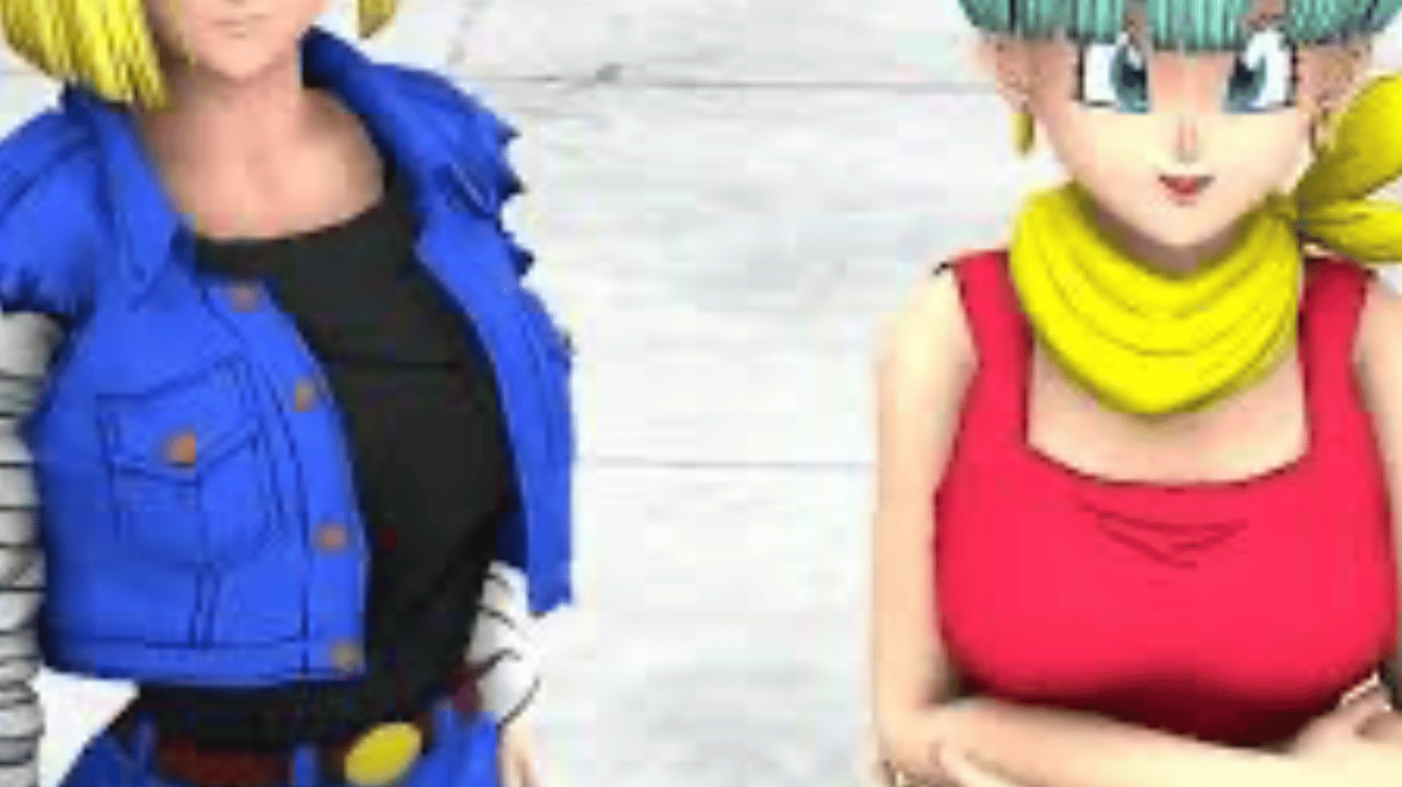 android 18 and bulma