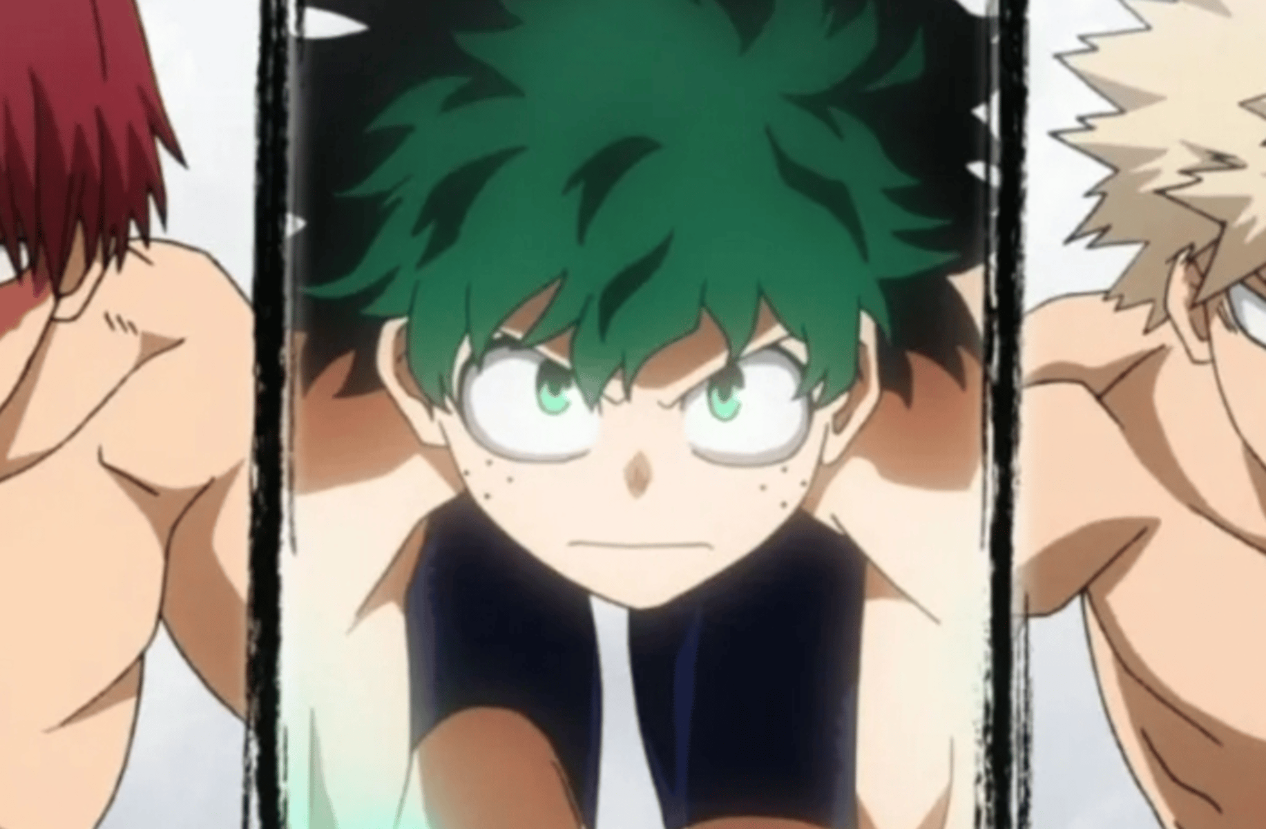 Deku, Bakugo and Todoroki
