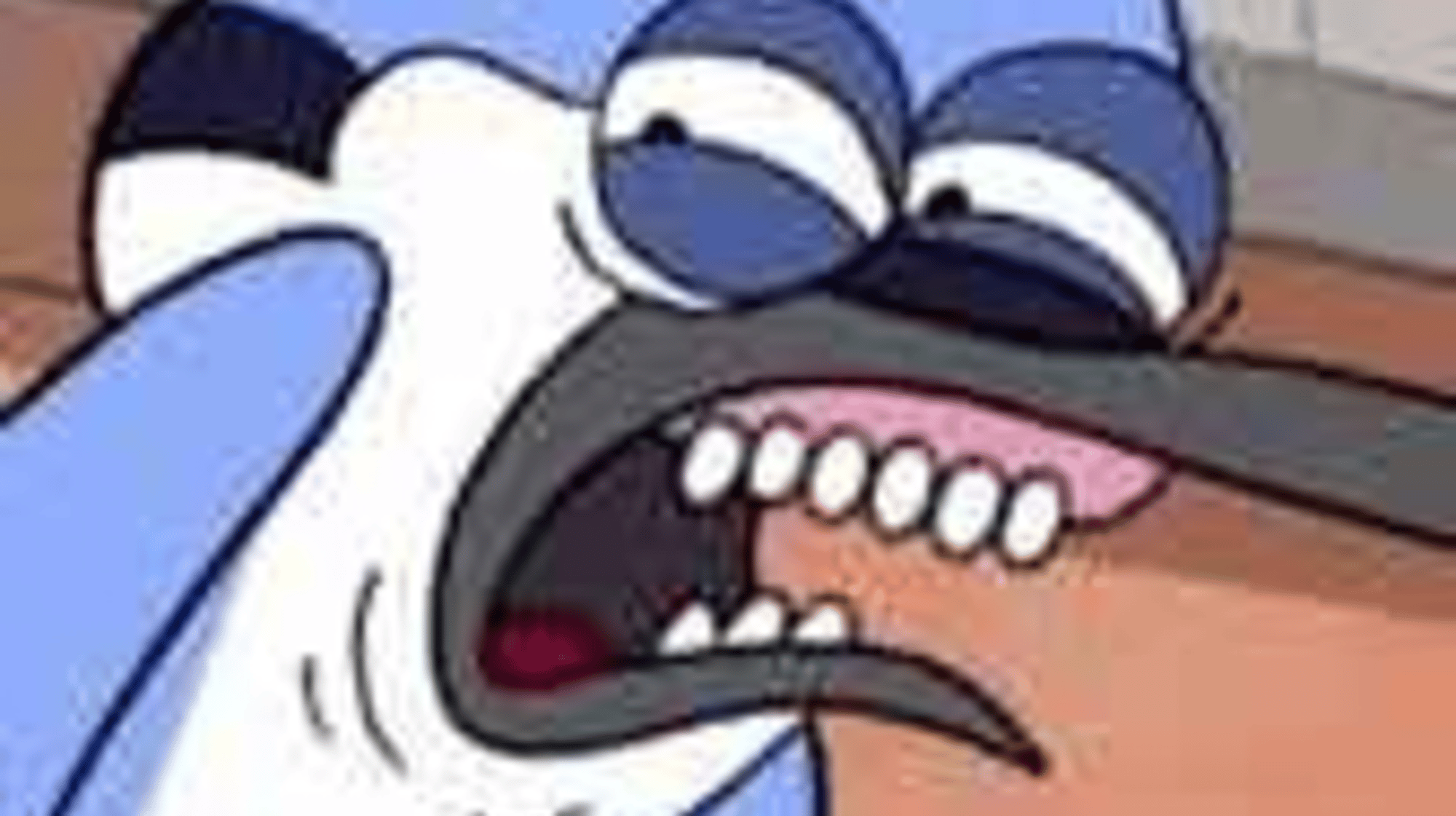 Disgusted Mordecai