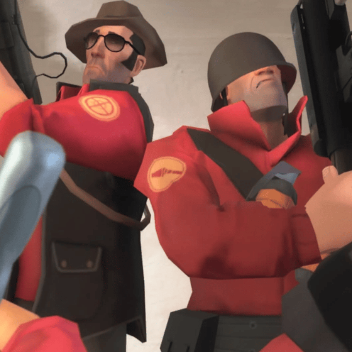 Soldier and sniper (TF2)