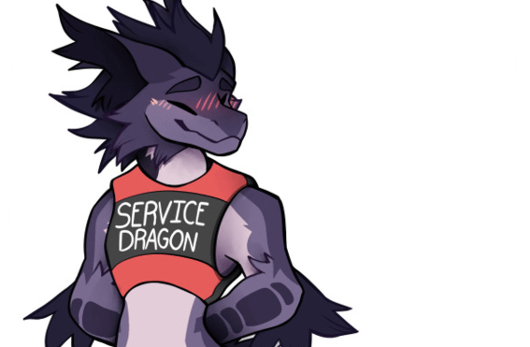 Domino the service dragon