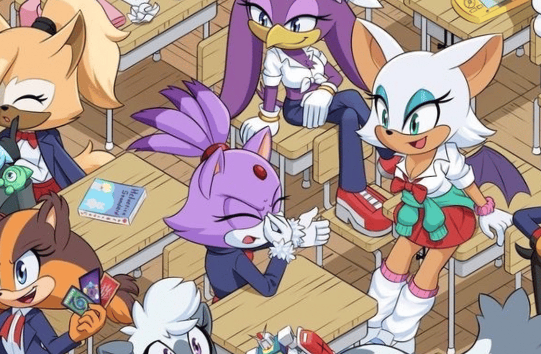 Sonic highschool AU