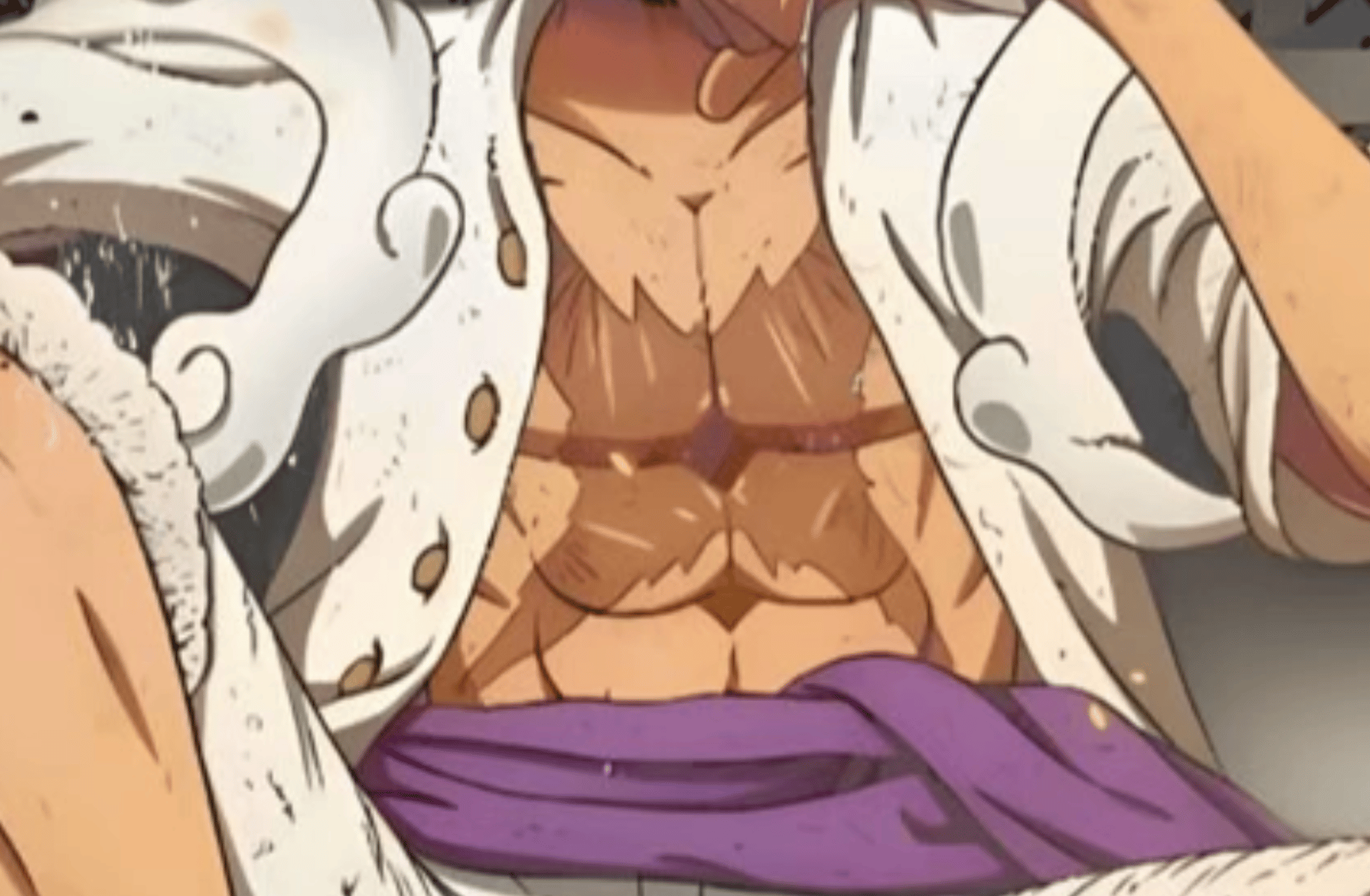 The fighter who is behind