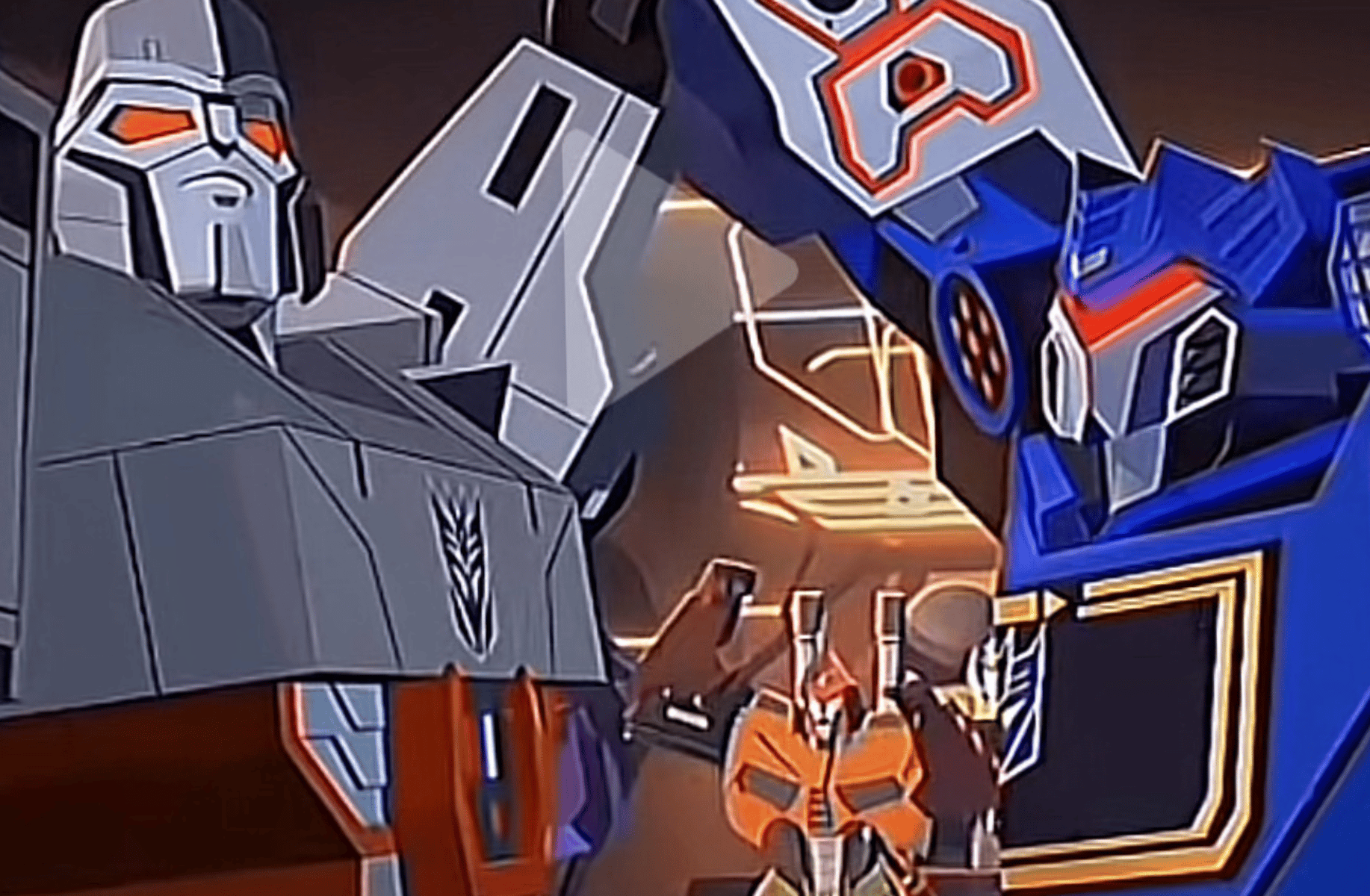 Megatron and shockwave