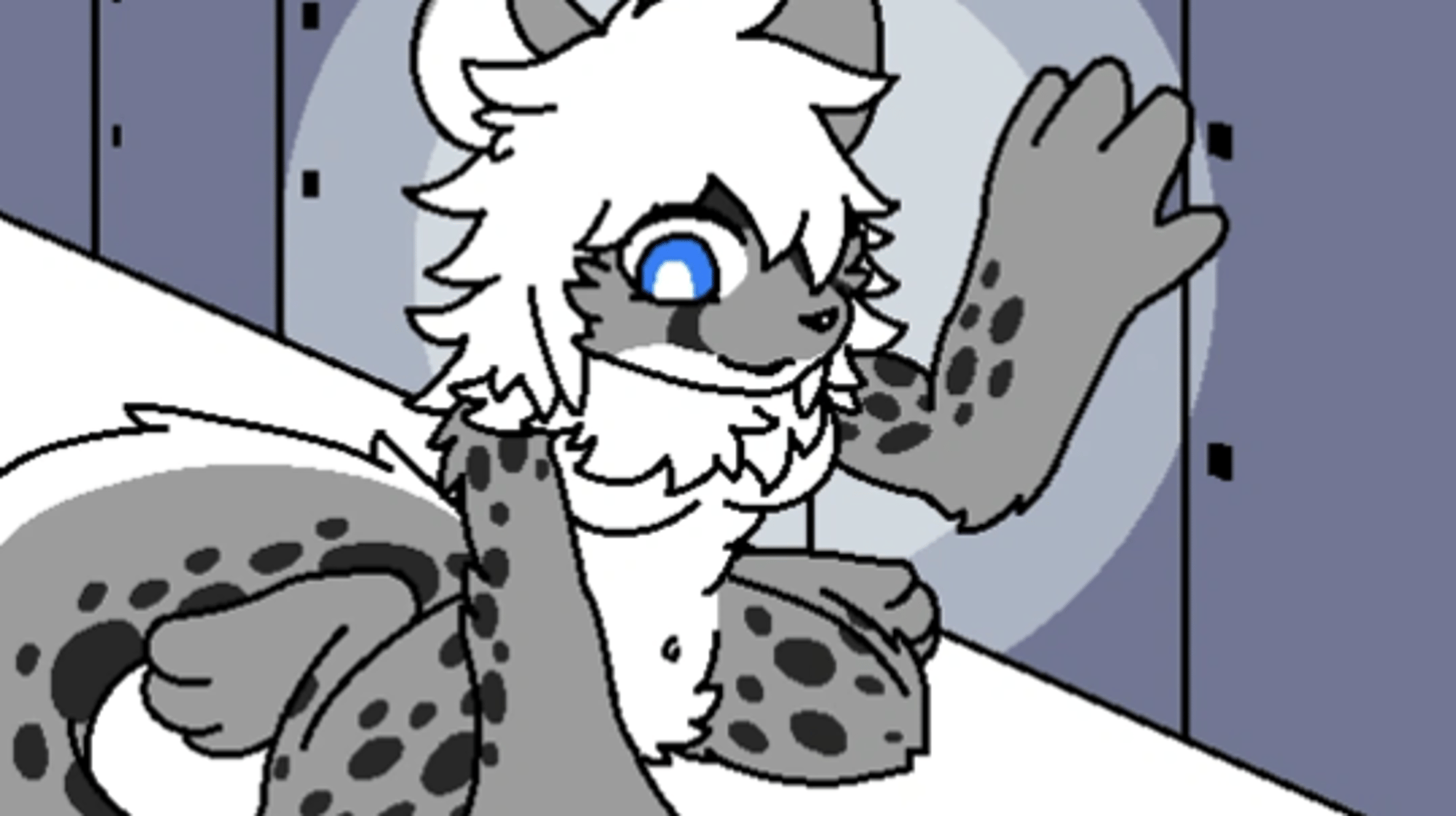 Latex Snow Leopard