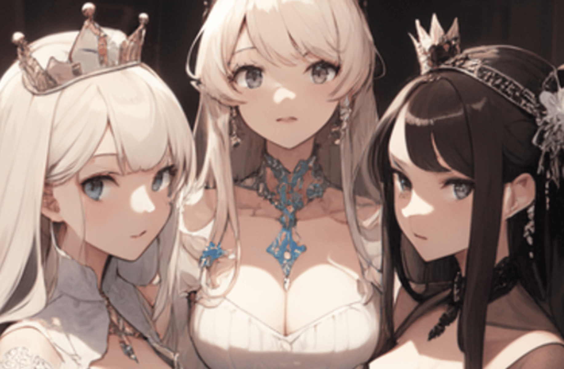 3 Queens as your wife's