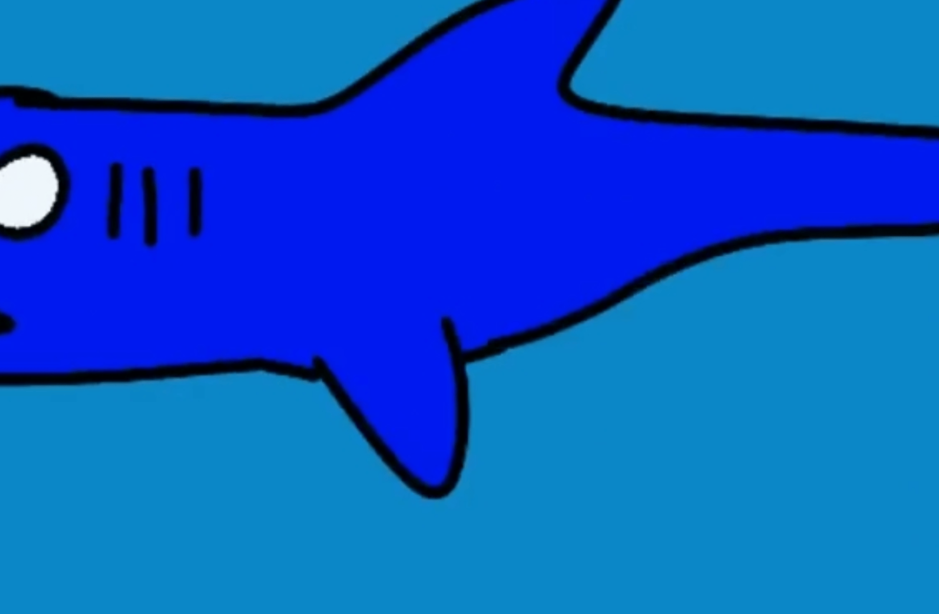 Drawing Bruce (Jaws)