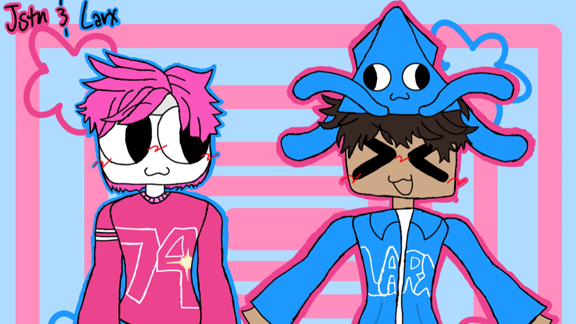 Jstn and larx