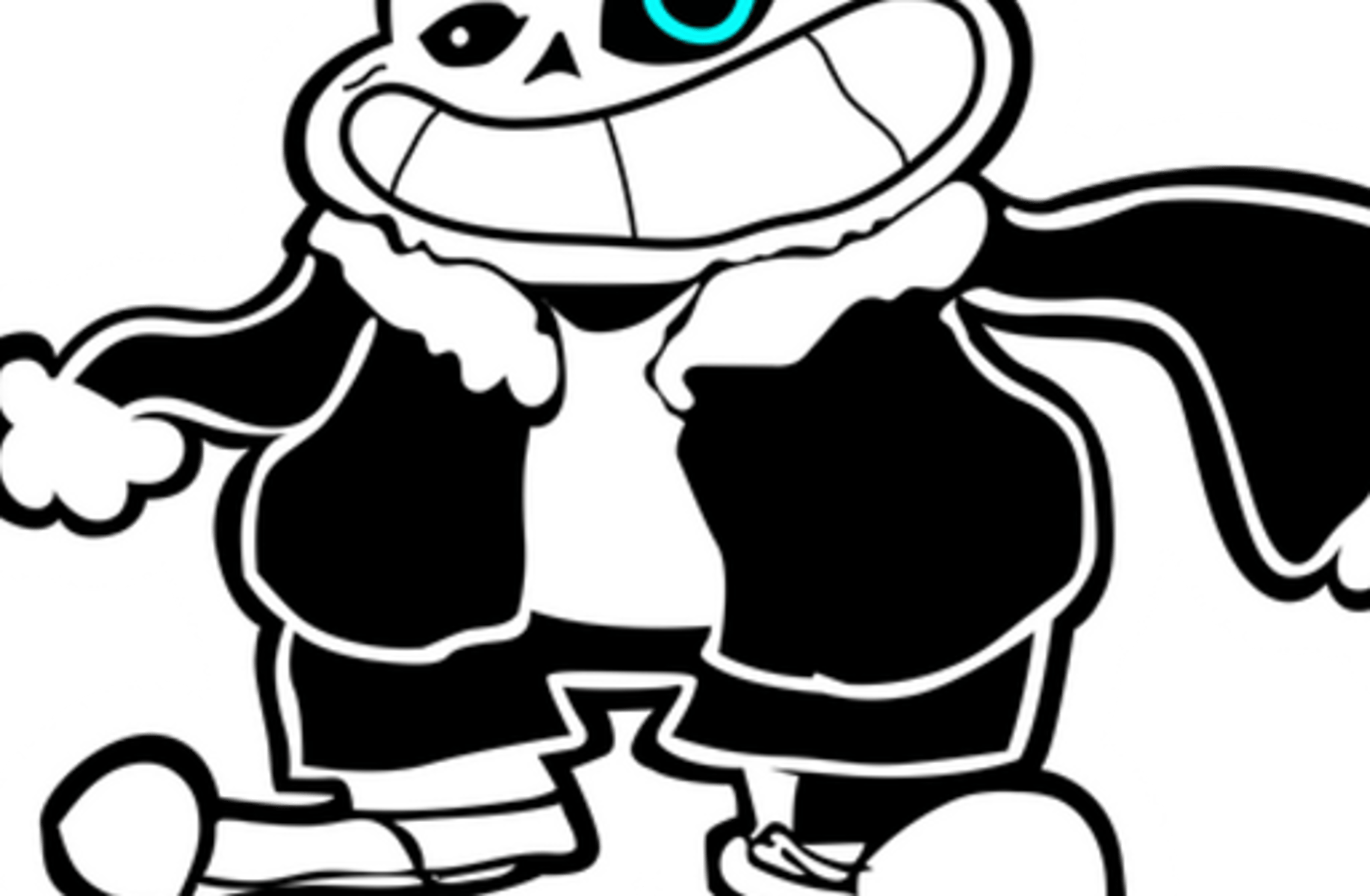 Sans the skeleton