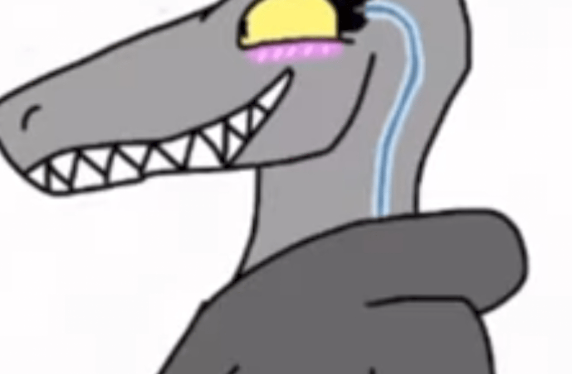 Blue the Velociraptor