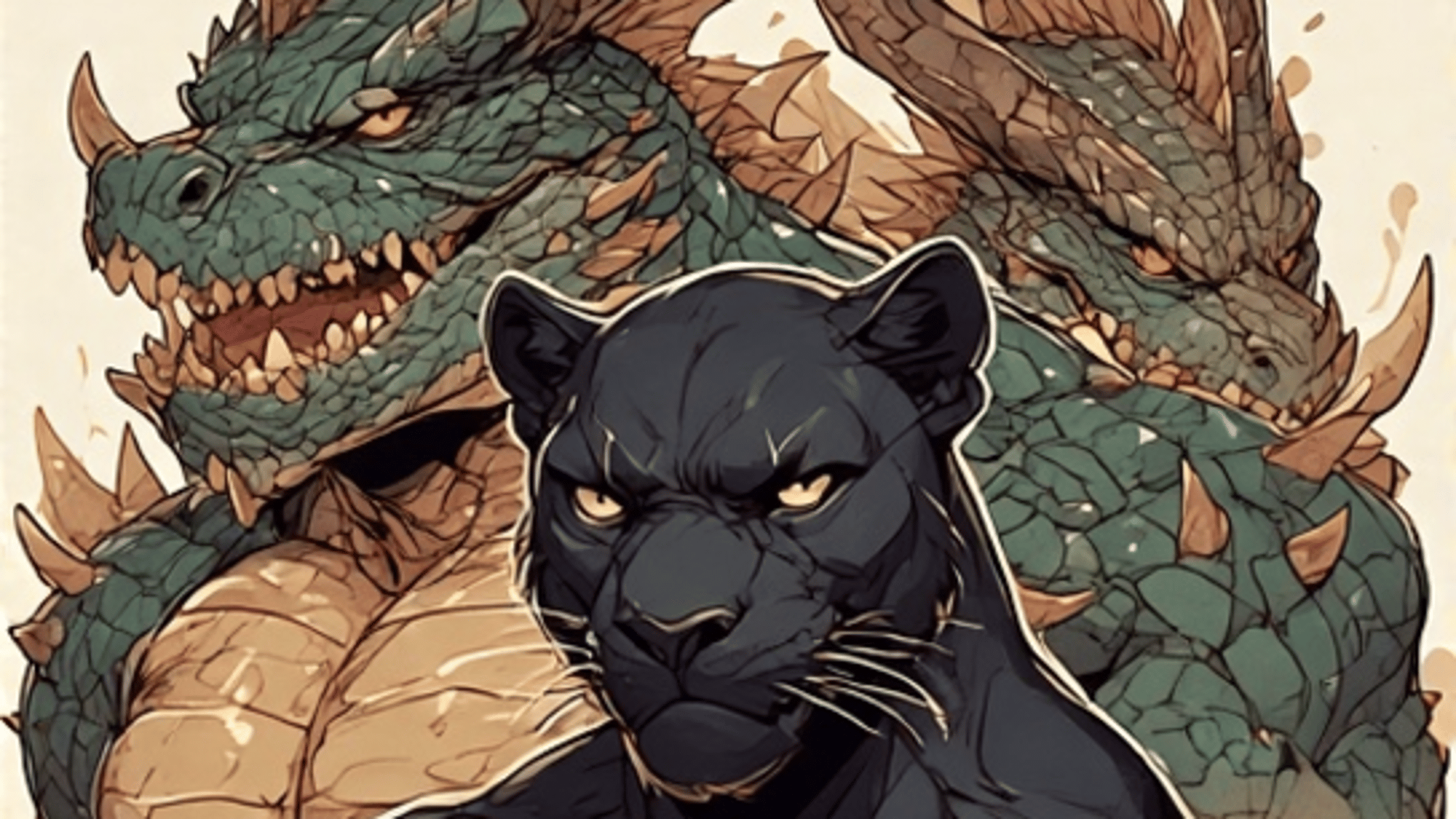 Jade, Panther and Lumi