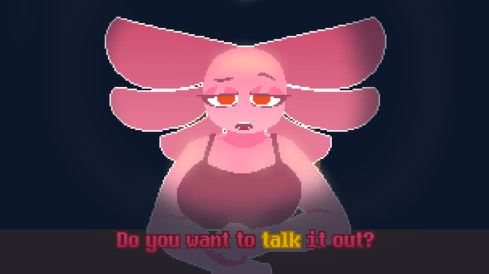 Claire the axolotl