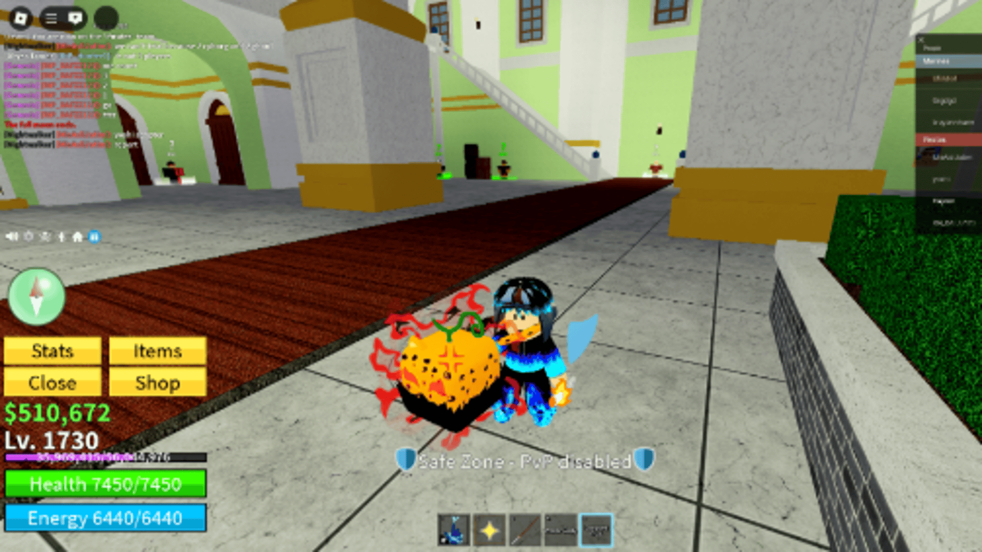Blox fruits combo