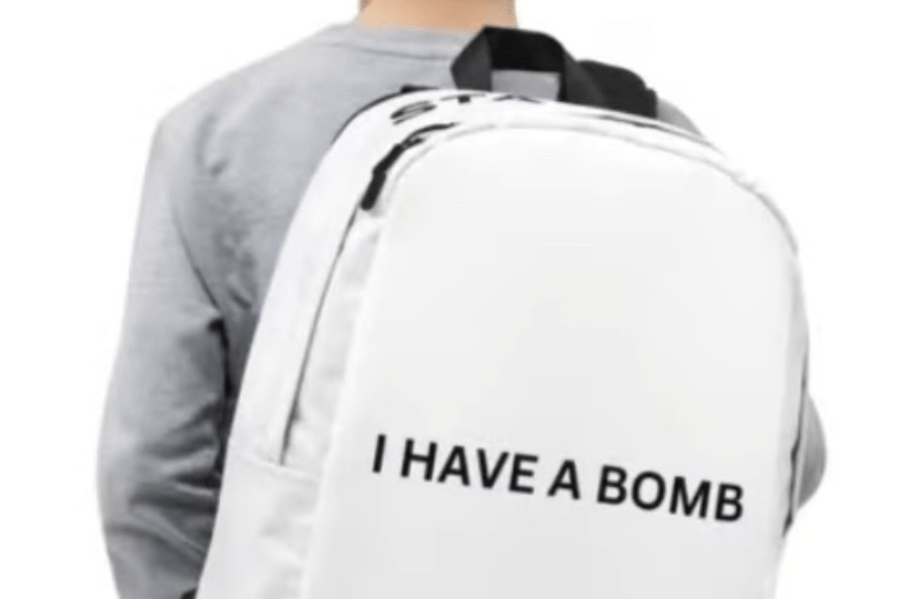 Little Timmy has a bomb.