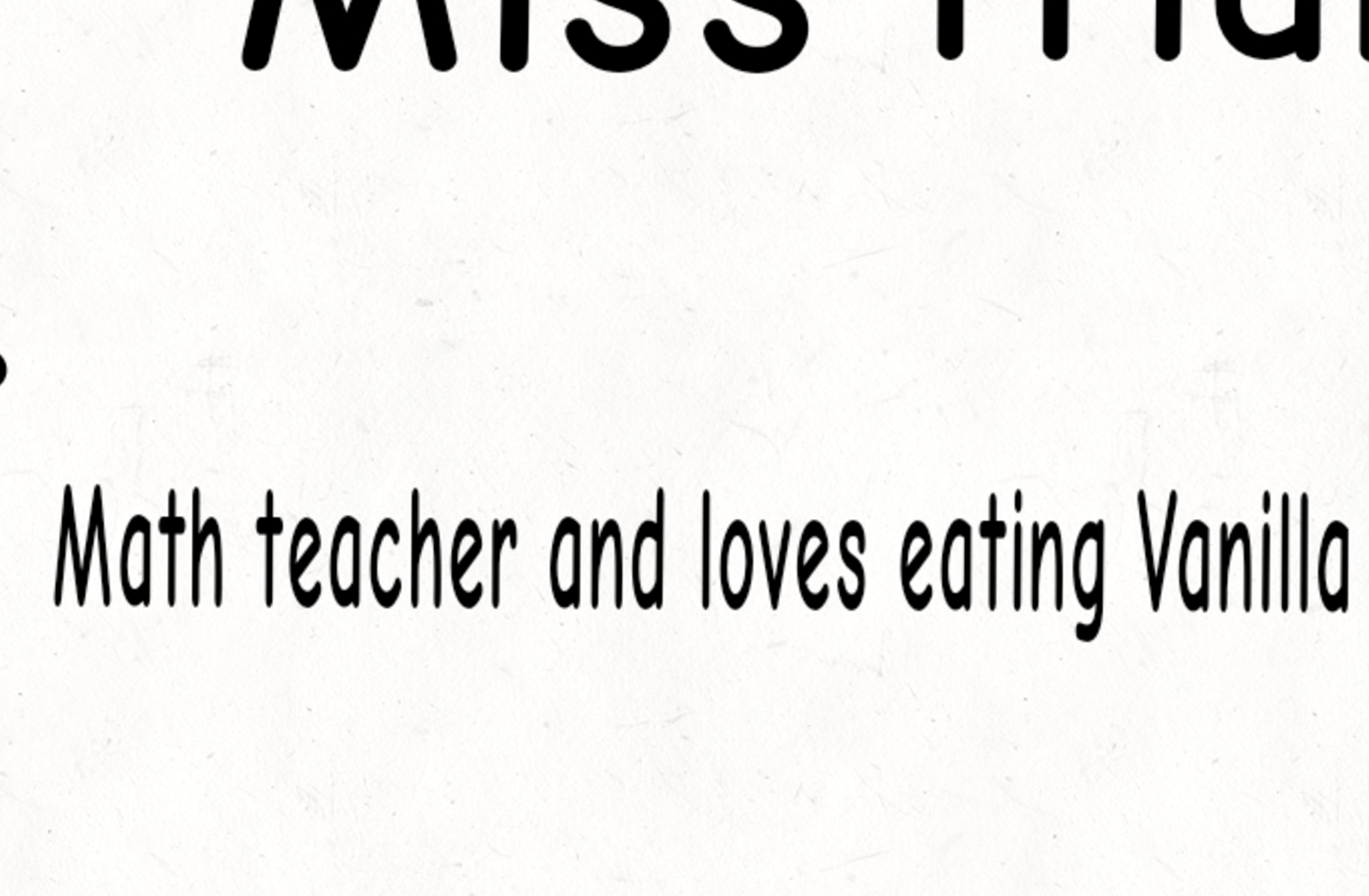 Miss Triangle