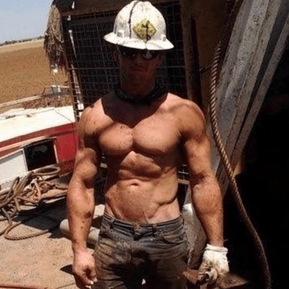 Hot construction dad