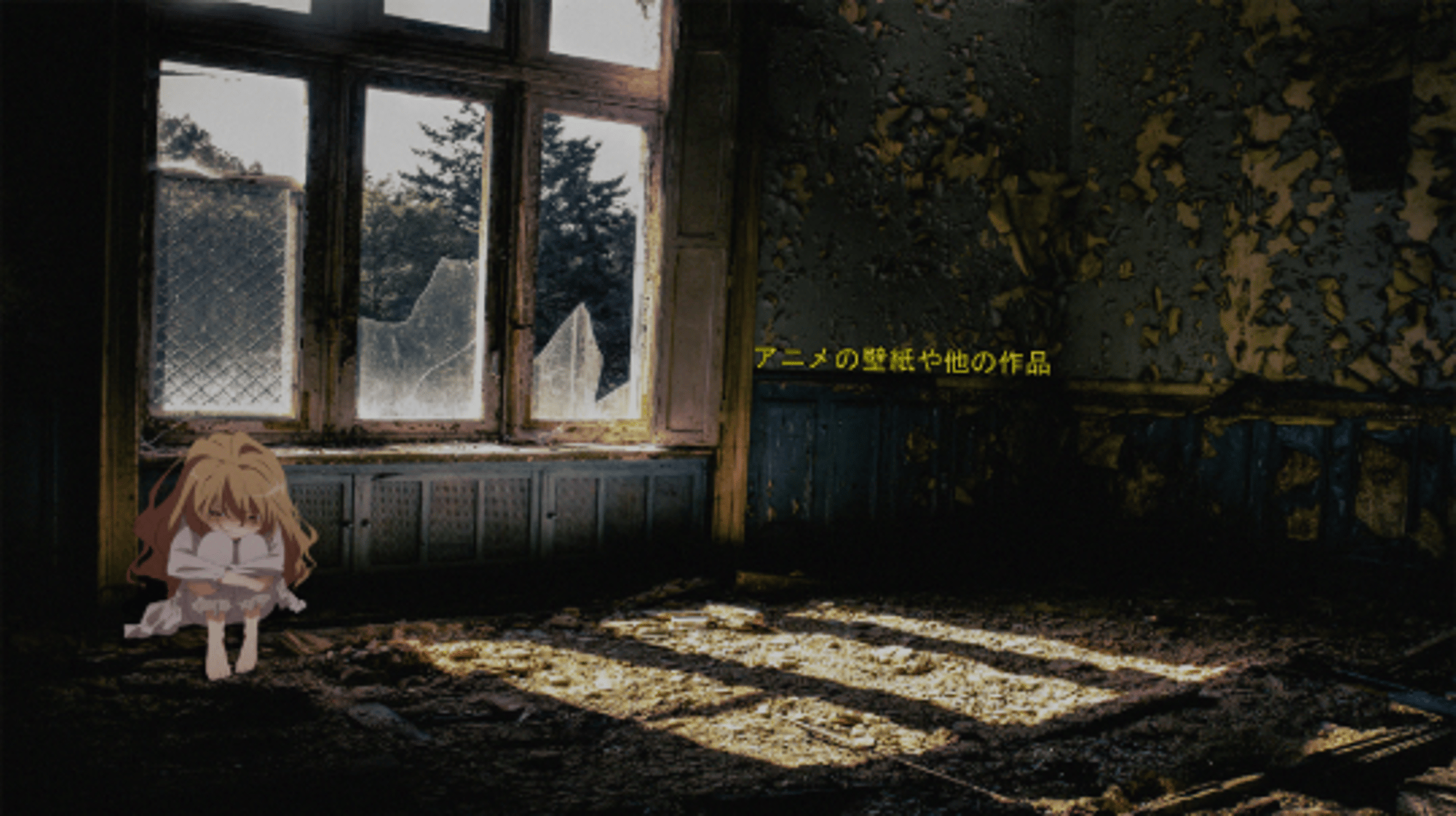 abandoned little girl