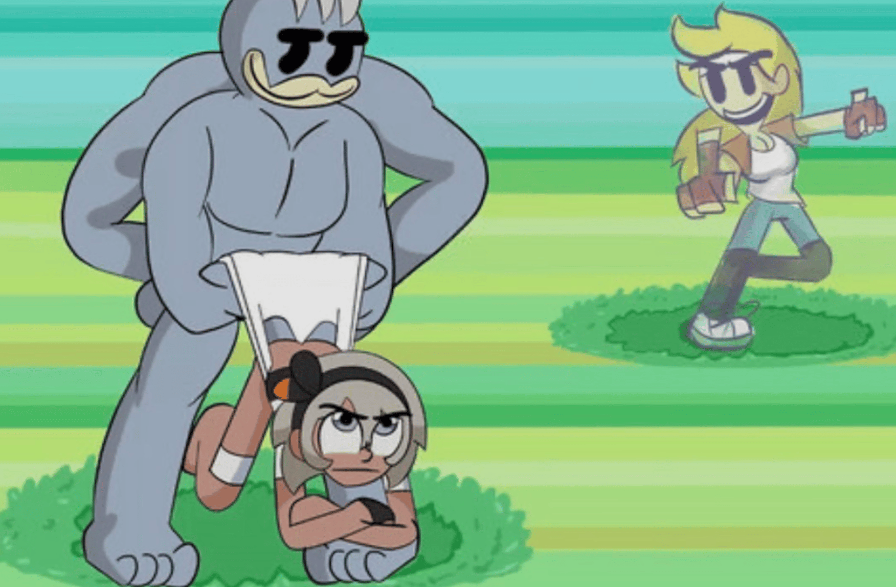 Pokemon wedgie