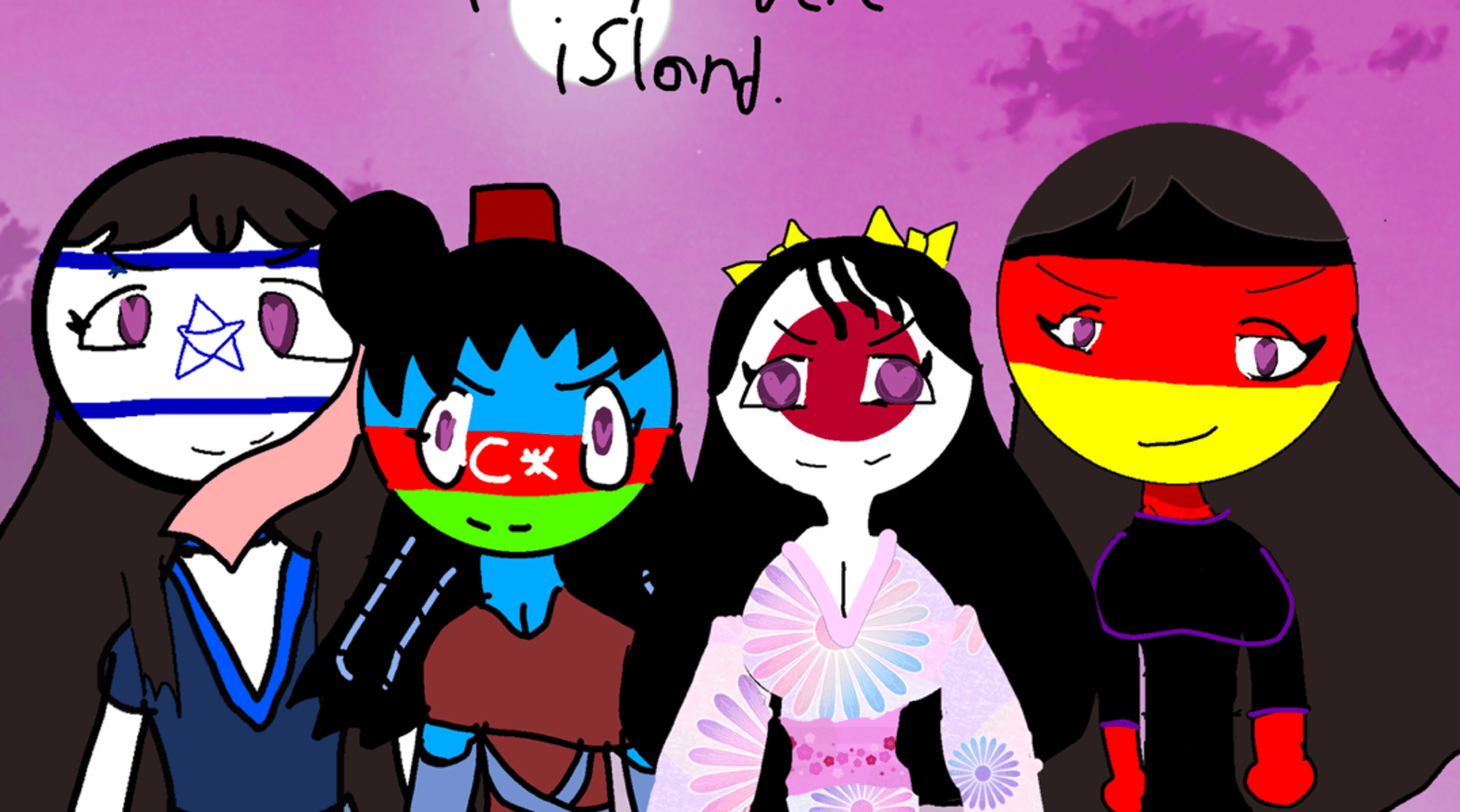 Yandere island countries