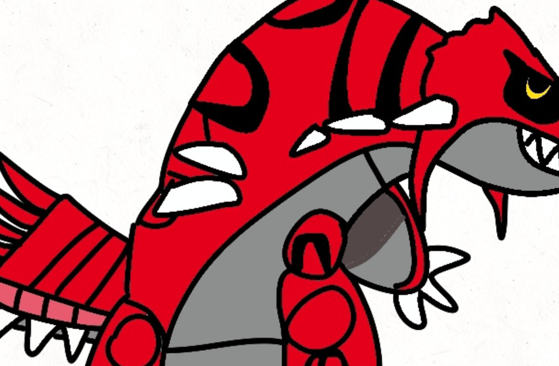 Drawlng groudon (pokemon)