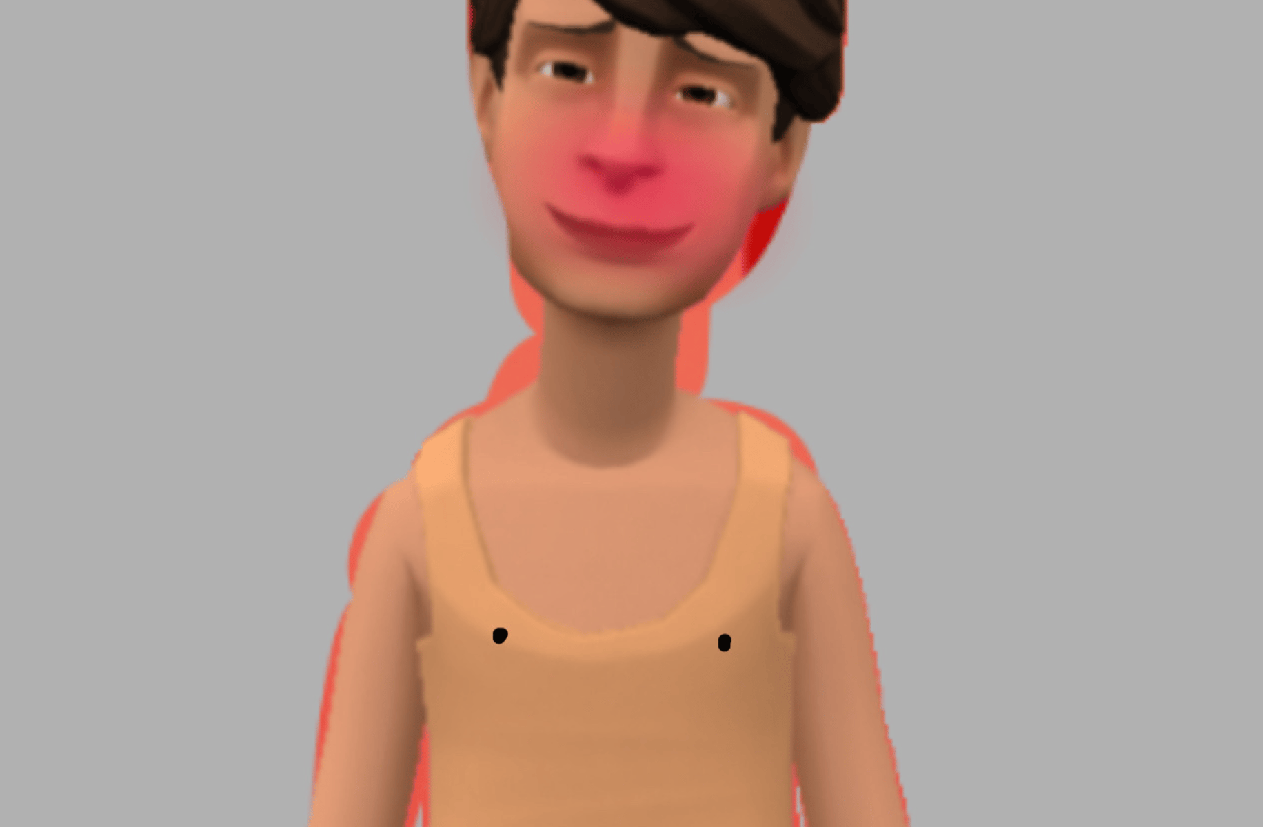 Caillou's dad. Plotagon.