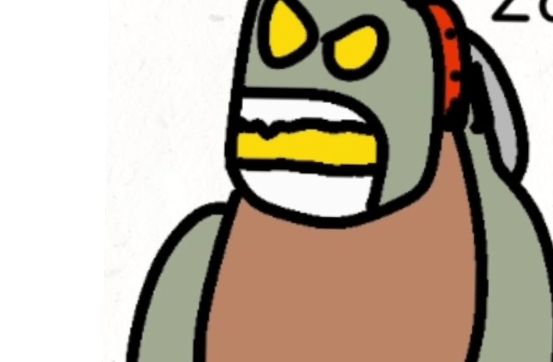 Drawing zombot robot (pvz