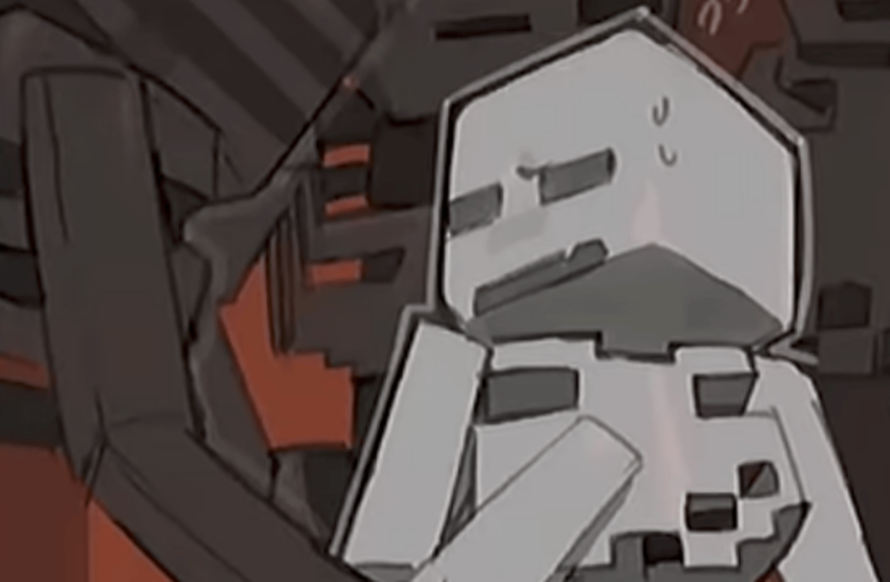 Skeleton x wither skeleto