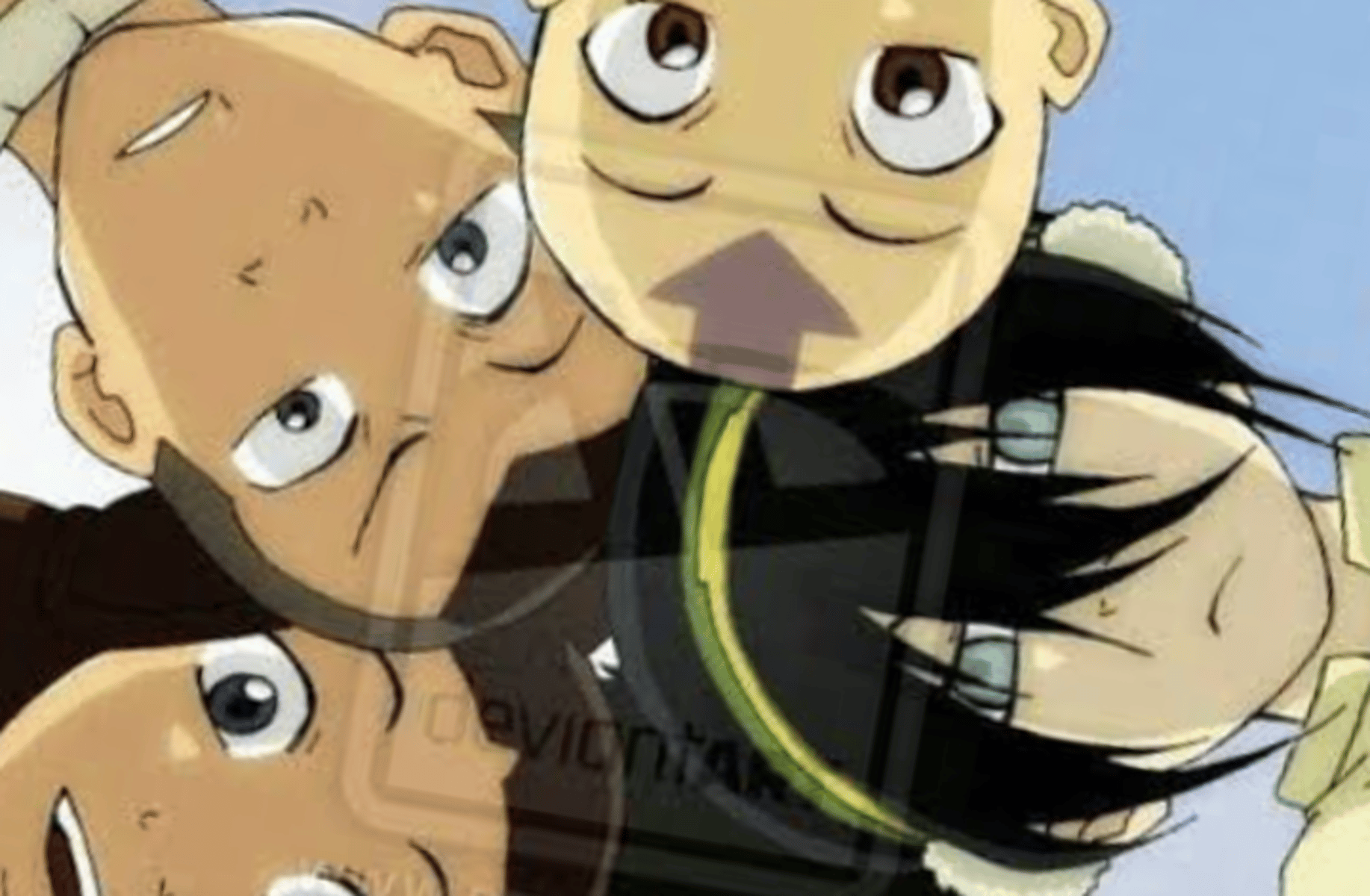 Aang,toph,katara,sokka,zu