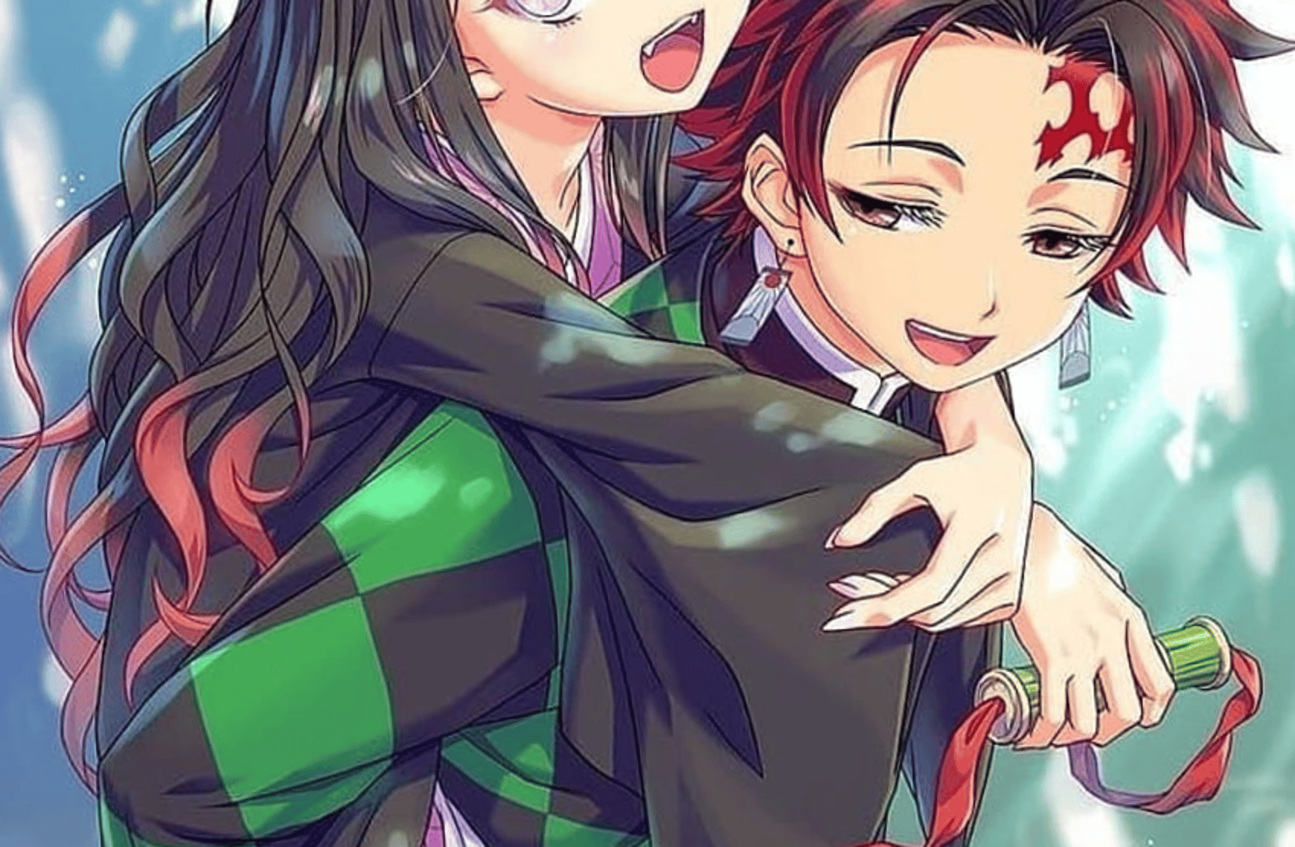 Nezuko and tanjiro